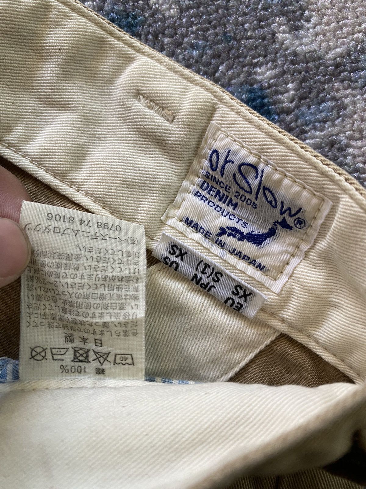 Orslow Orslow Billie Jean Chino Pants Two Pleat Tapered Leg Beige Size US 28 / EU 44 - 4 Thumbnail