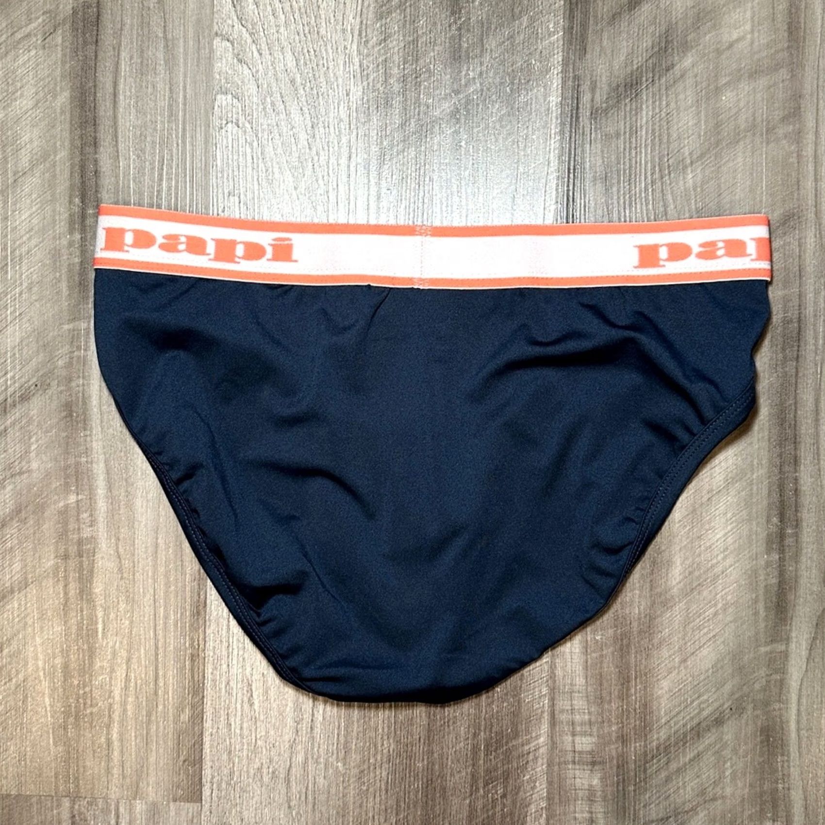 Vintage Papi Brief Underwear Hip Microfiber Navy Blue Small Mens S Regular NWOT Size US 29 - 2 Thumbnail