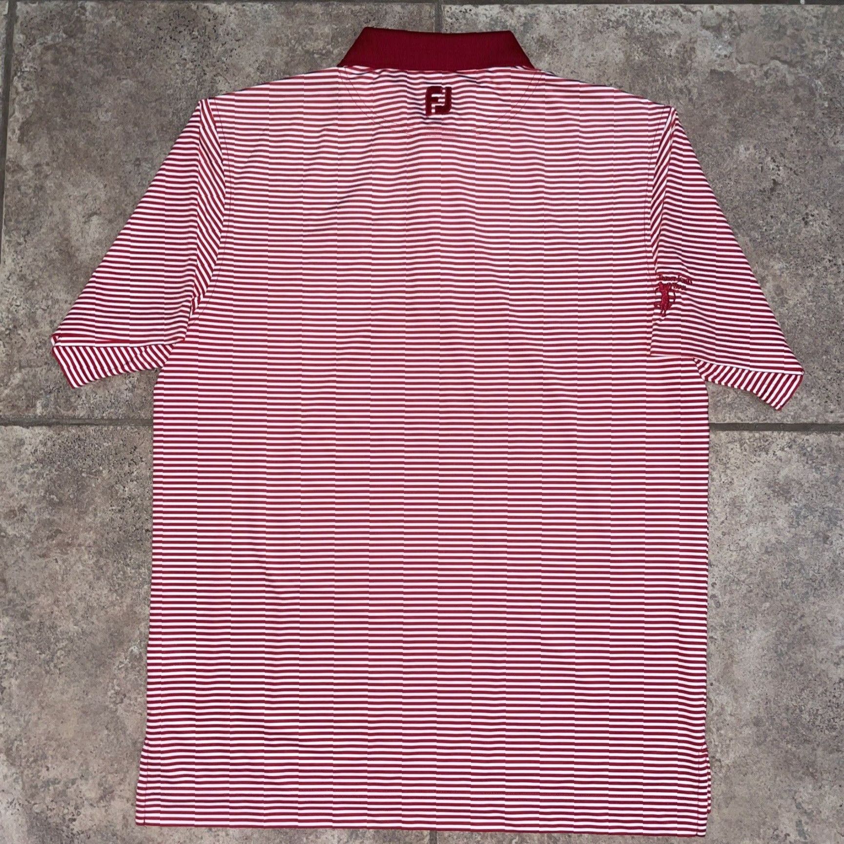 Footjoy FootJoy red striped Polo Shirt Mens M Size US M / EU 48-50 / 2 - 4 Thumbnail