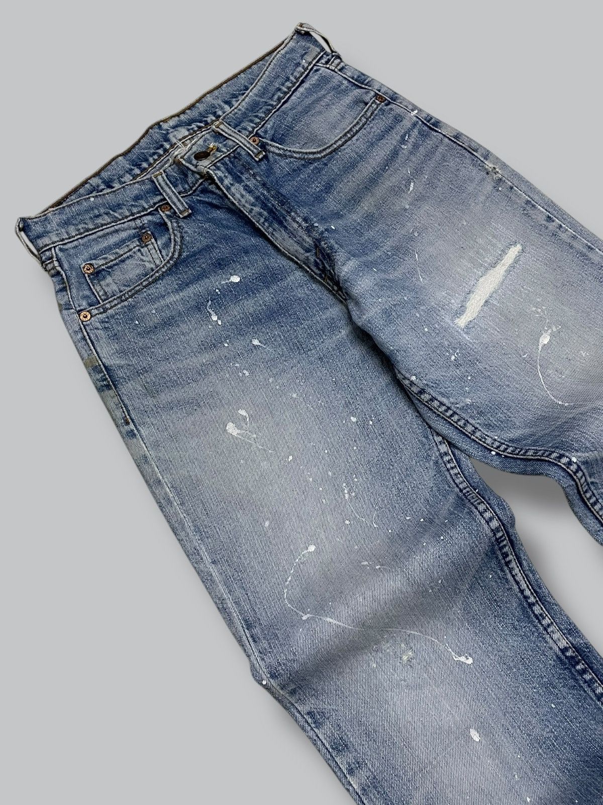 Levi's Vintage Clothing Vintage 1990s Designer Levis Splash 501 Distressed Denim Size US 29 - 6 Thumbnail