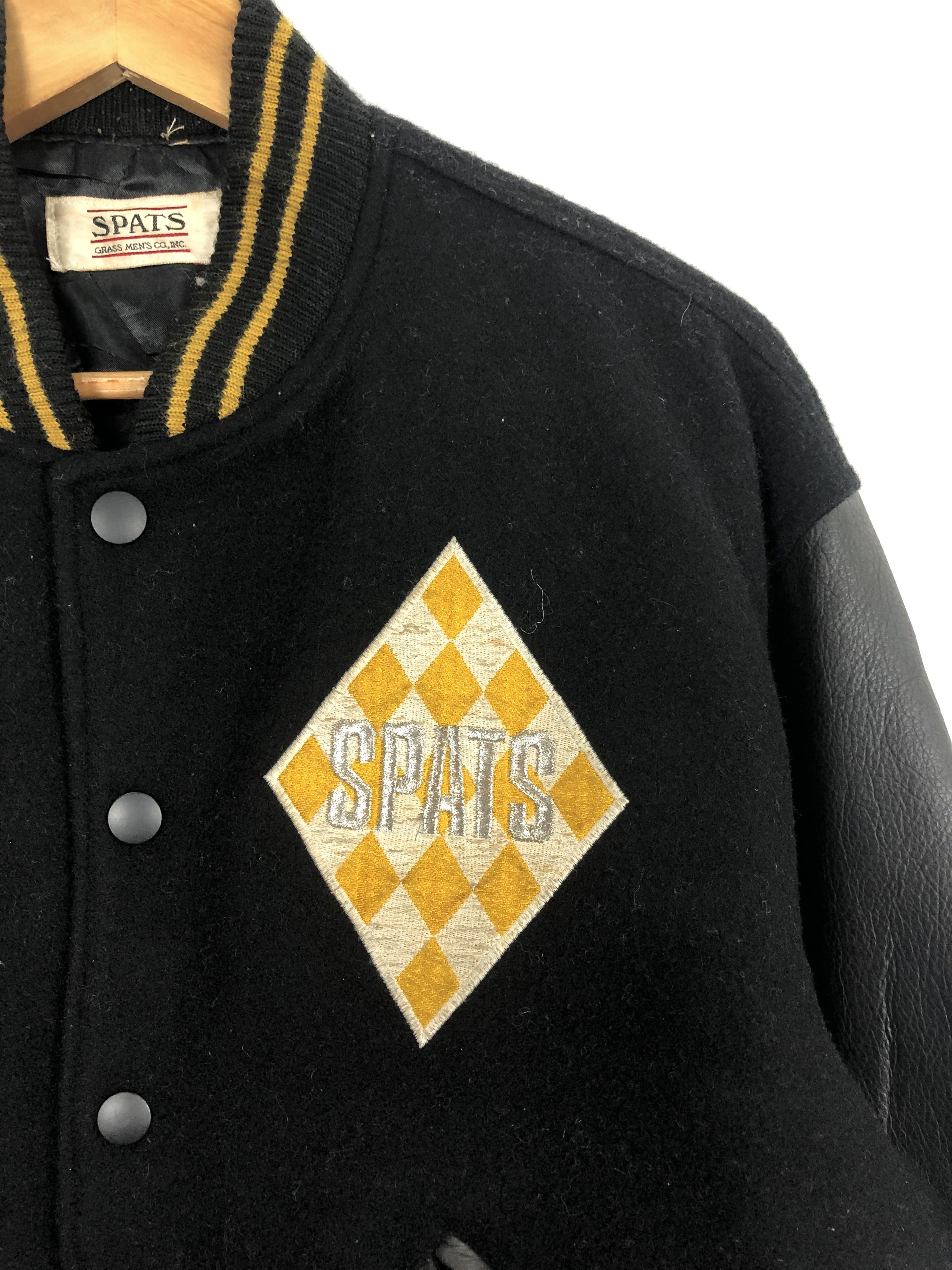 Vintage Vintage 90s Varsity Jacket Leather Sleeve V0158 Size US L / EU 52-54 / 3 - 6 Thumbnail
