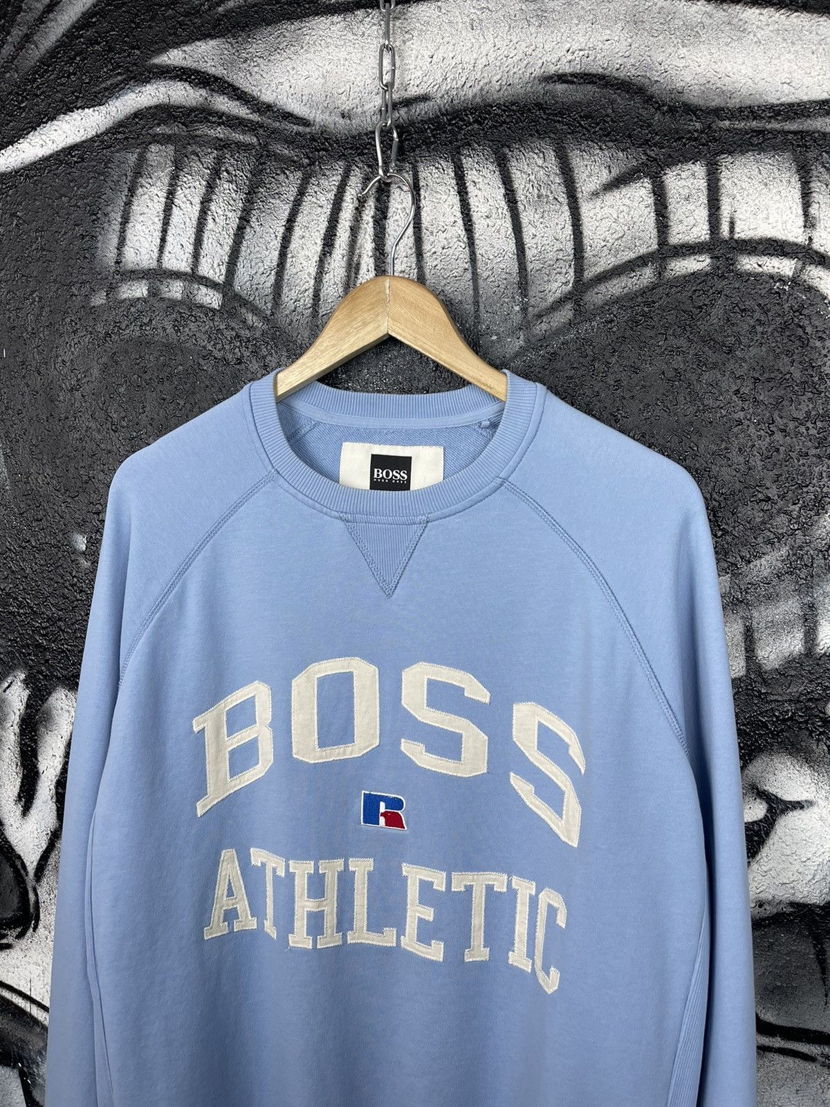 Hugo Boss Hugo Boss x Russel Athletic Crewneck Blue Sweatshirt Men’s Size US S / EU 44-46 / 1 - 3 Thumbnail