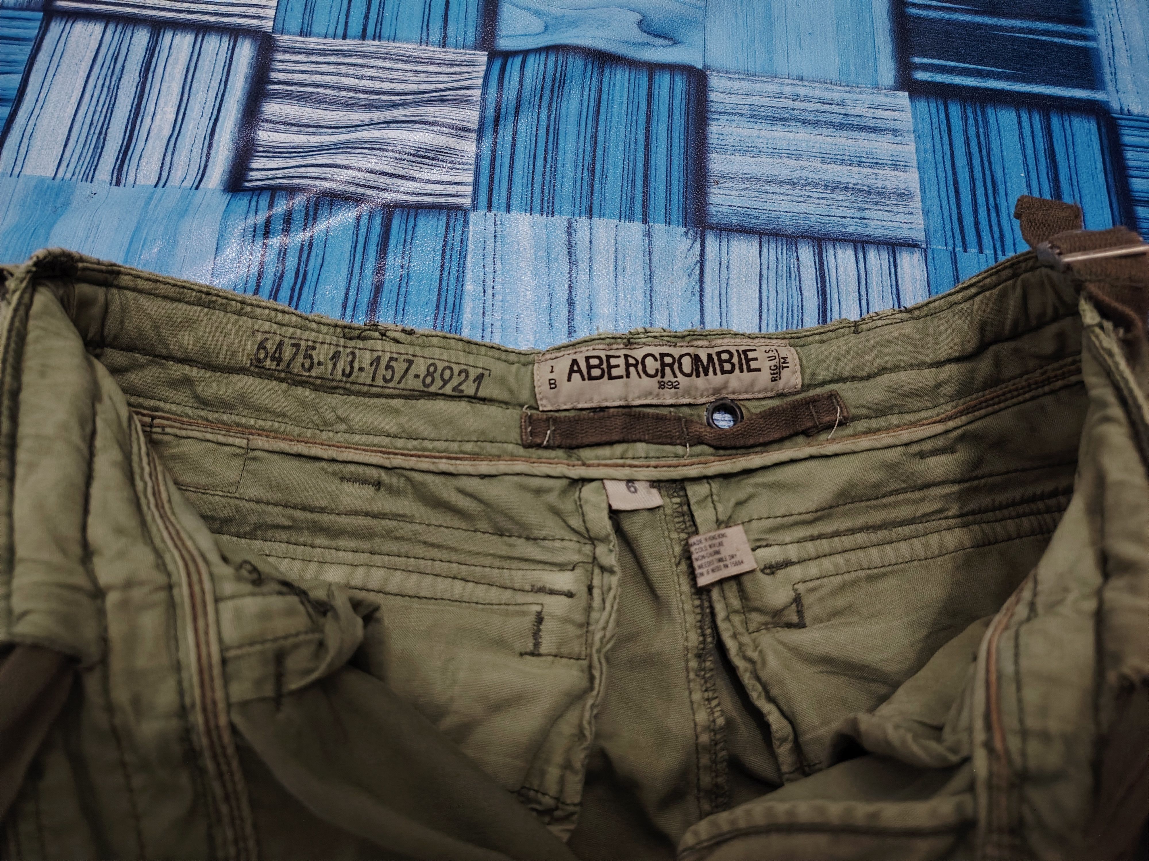 Abercrombie & Fitch Vtg Abercrombie & Fitch Cargo Military Pants Style Size US 29 - 11 Thumbnail