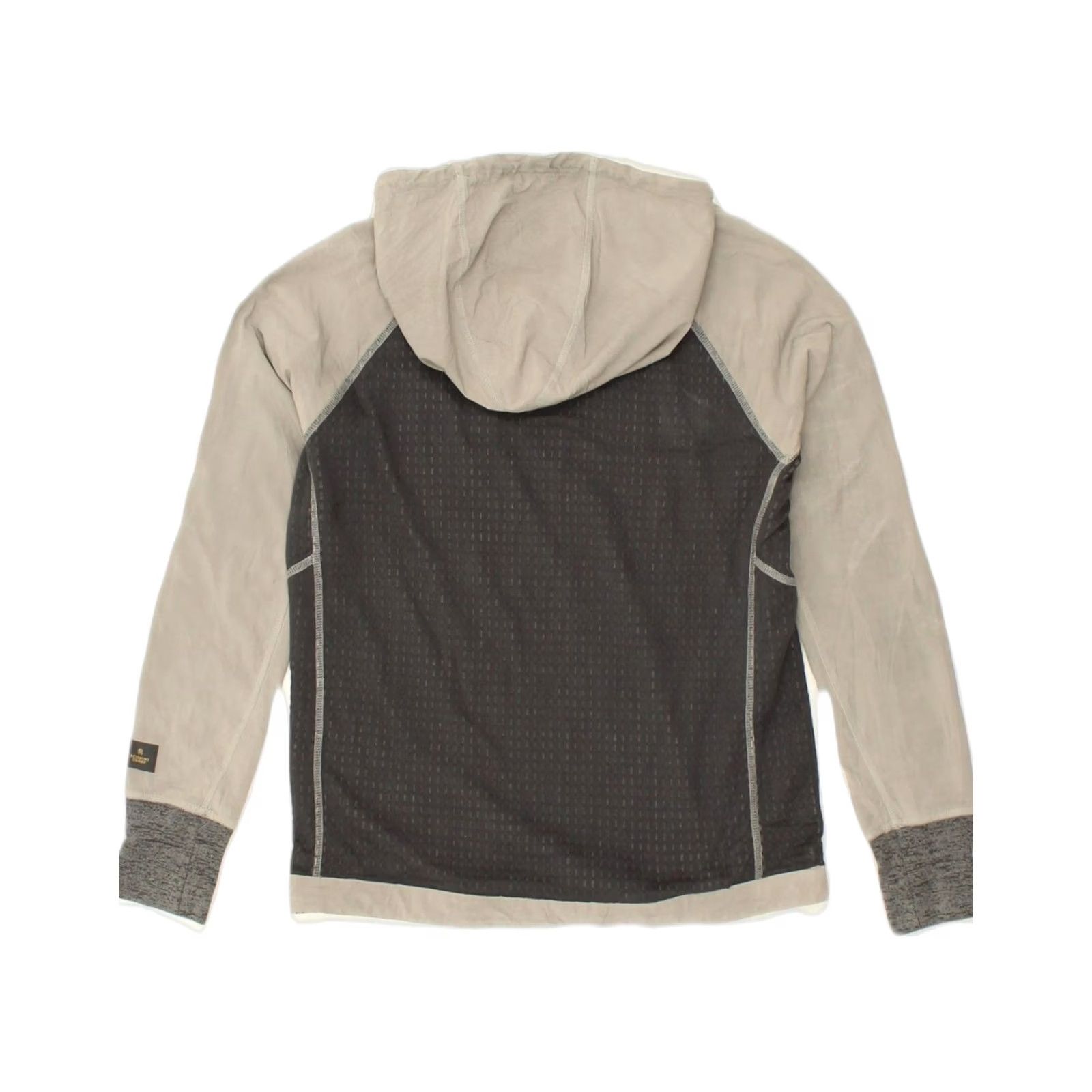 Adidas ADIDAS Womens Hoodie Jumper Grey Colourblock Polyester XS UK 4/6 Size XS / US 0-2 / IT 36-38 - 2 Thumbnail