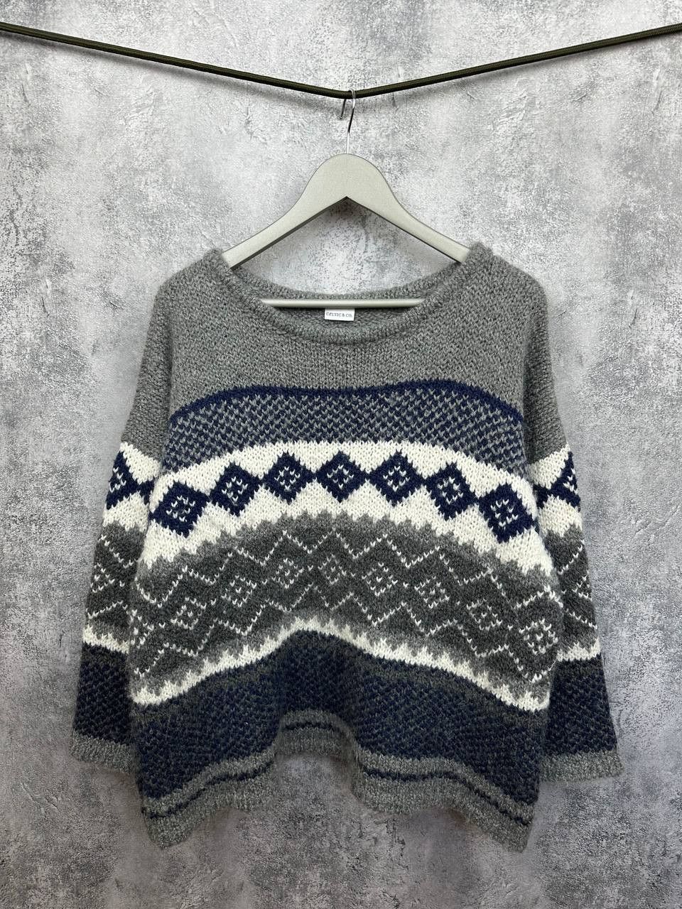 Other Celtic & Co Fair Isle Organic Wool Alpaca Sweater Scotland Size M / US 6-8 / IT 42-44 - 1 Thumbnail