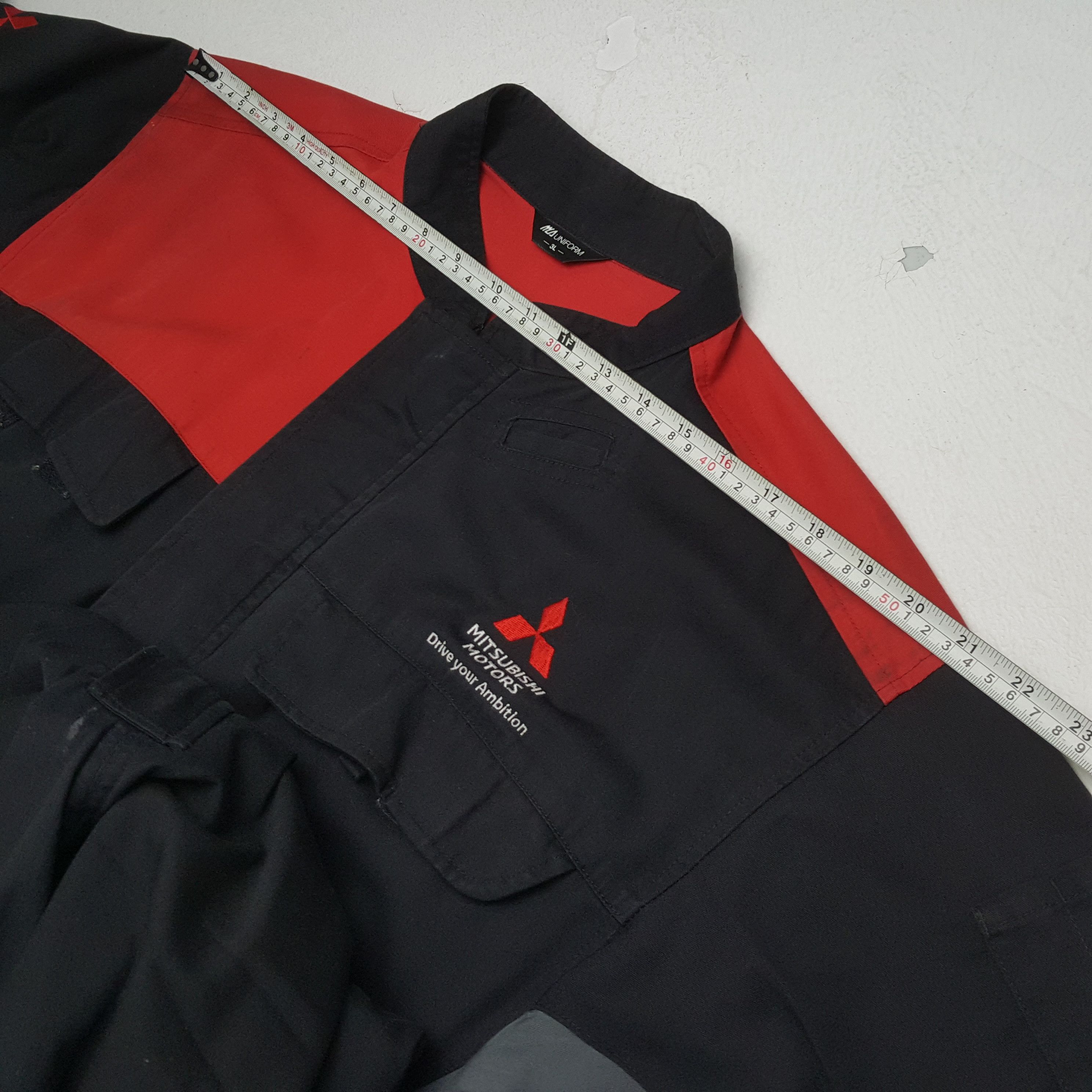 Japanese Brand × Vintage MITSUBISHI MOTOR Racing Workwear Style Coverall Jacket Size US XL / EU 56 / 4 - 9 Thumbnail