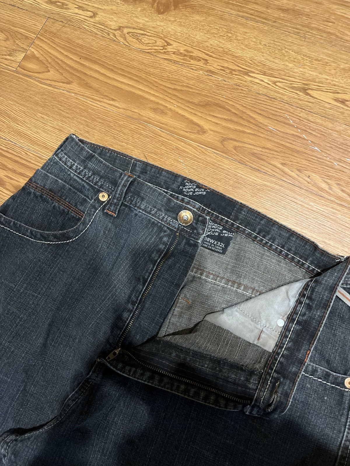 Vintage baggy vintage y2k skater “royal blue” jeans Size US 30 / EU 46 - 4 Thumbnail