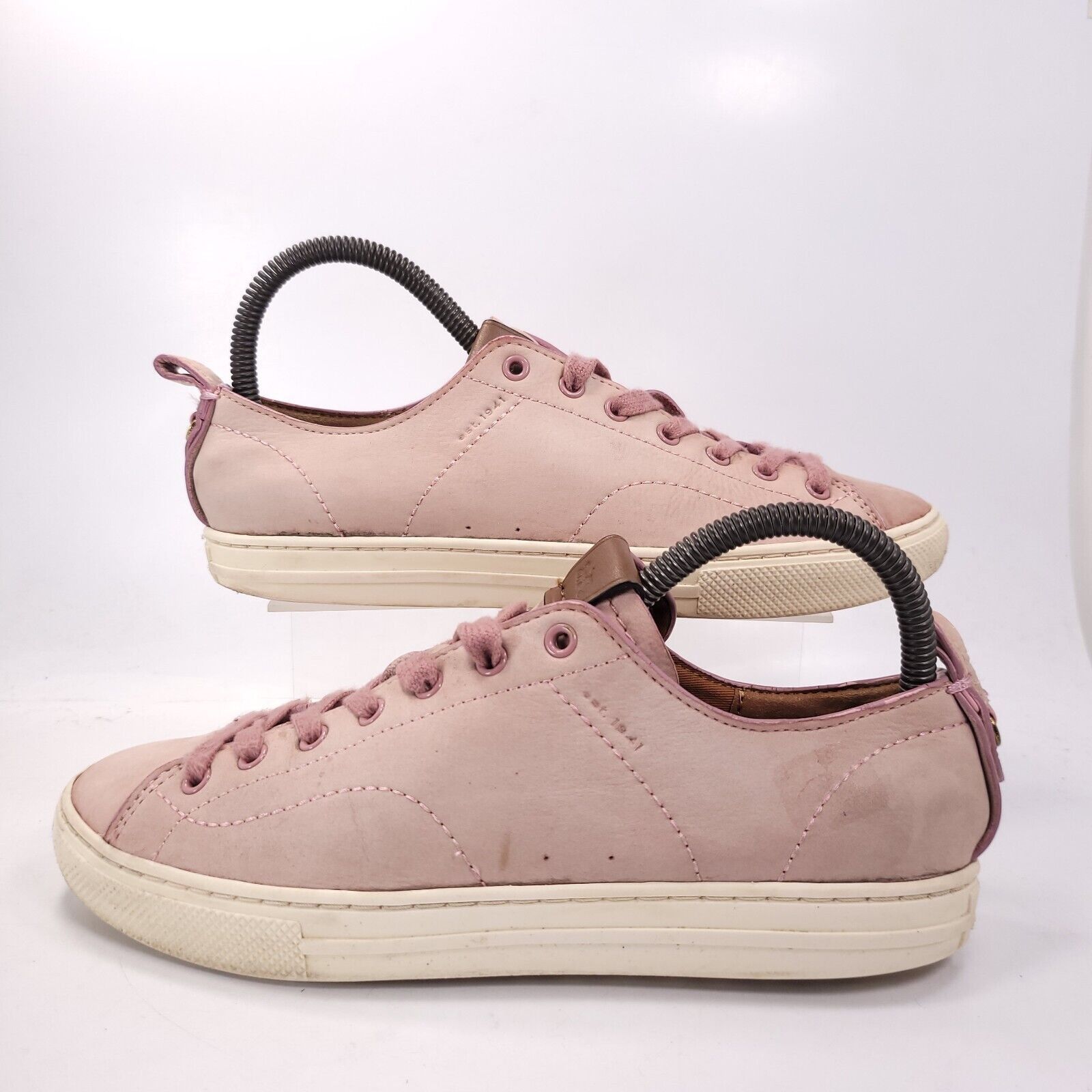 Coach Coach C121 Sneaker Shoe Womens Size 7.5 G1828 Pink White Size US 7.5 / IT 37.5 - 5 Thumbnail