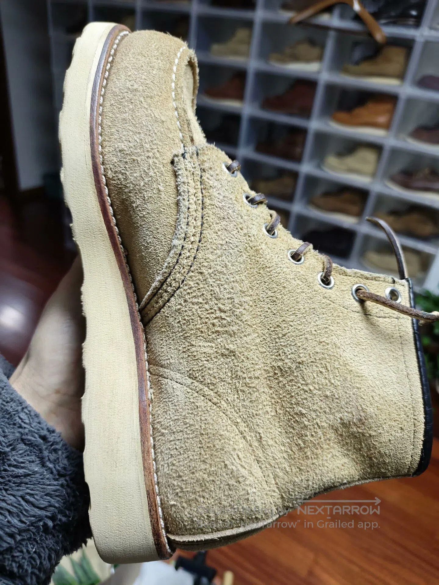 Red Wing Redwing 8173 with Embroidered Logo. Size US 6.5 / EU 39-40 - 4 Thumbnail
