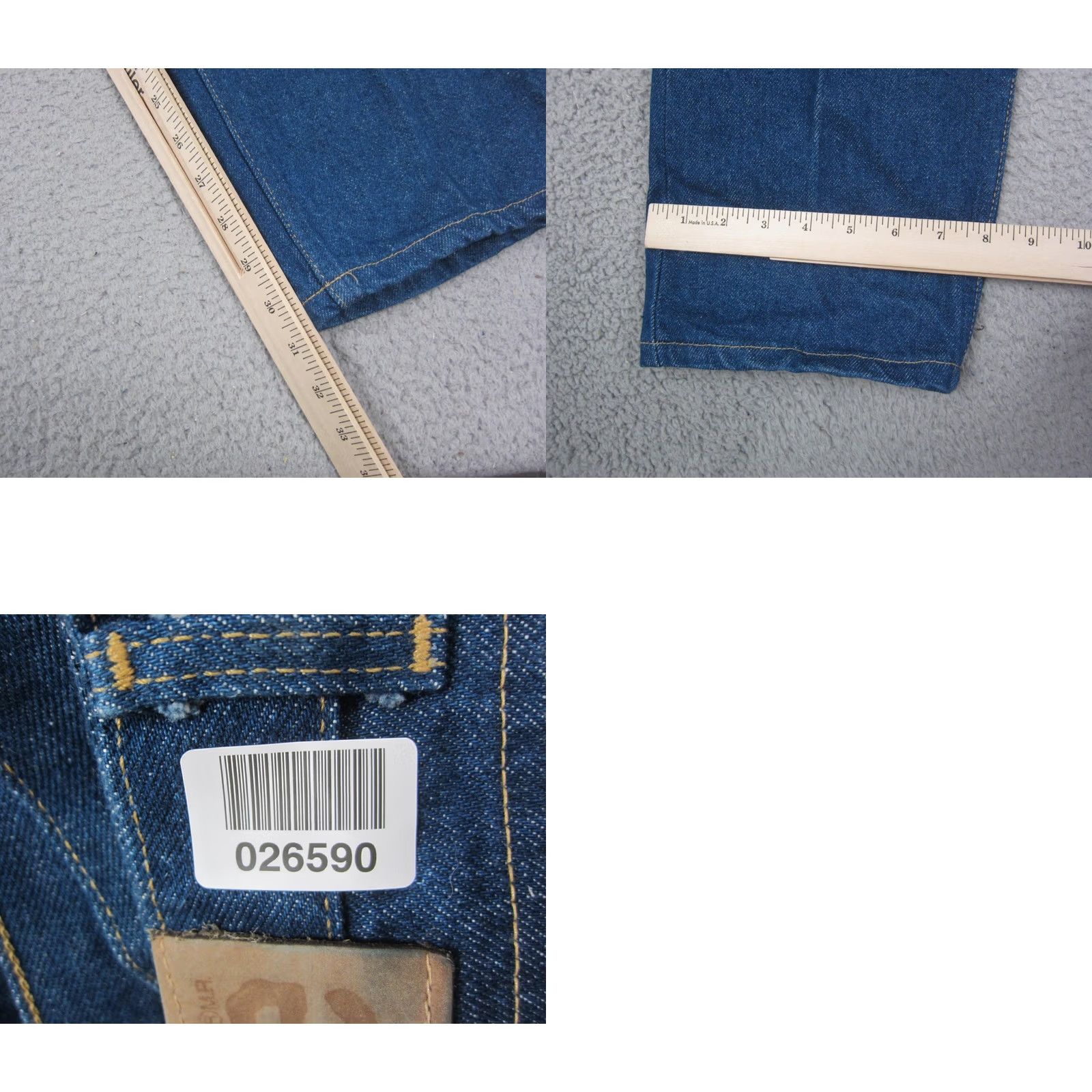 Lee VINTAGE LEE Riders Jeans Womens 18 Blue Denim Straight 80s 90s United States Jeans Mens Womens Girls Size 40" / US 18 - 10 Thumbnail