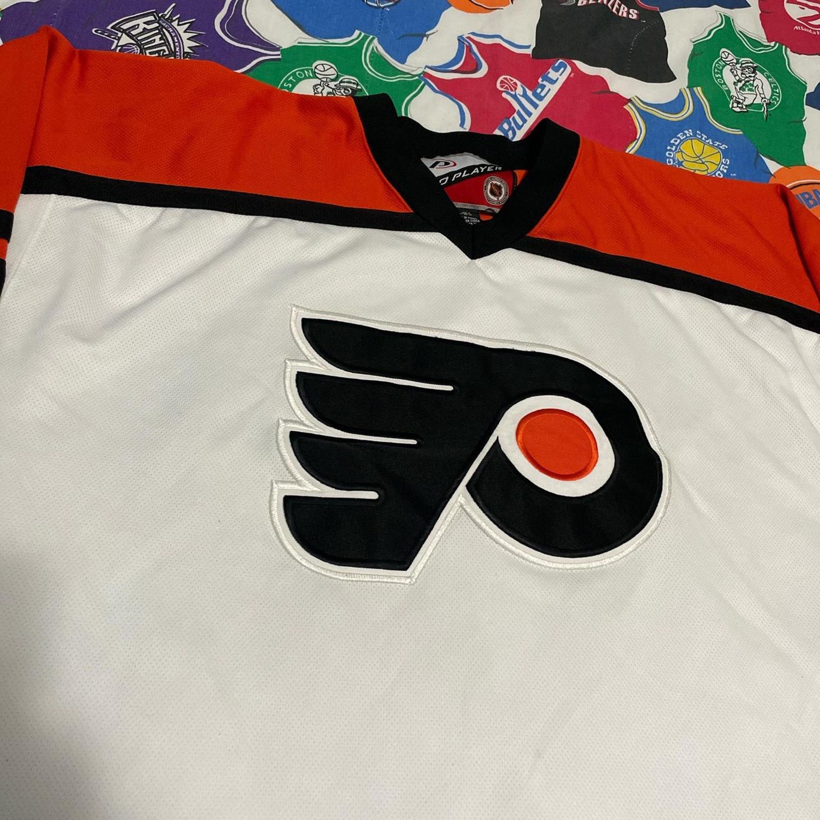 NHL × Pro Player Vintage NHL Philadelphia Flyers Hockey Stanley Cup Jersey Size US L / EU 52-54 / 3 - 3 Thumbnail