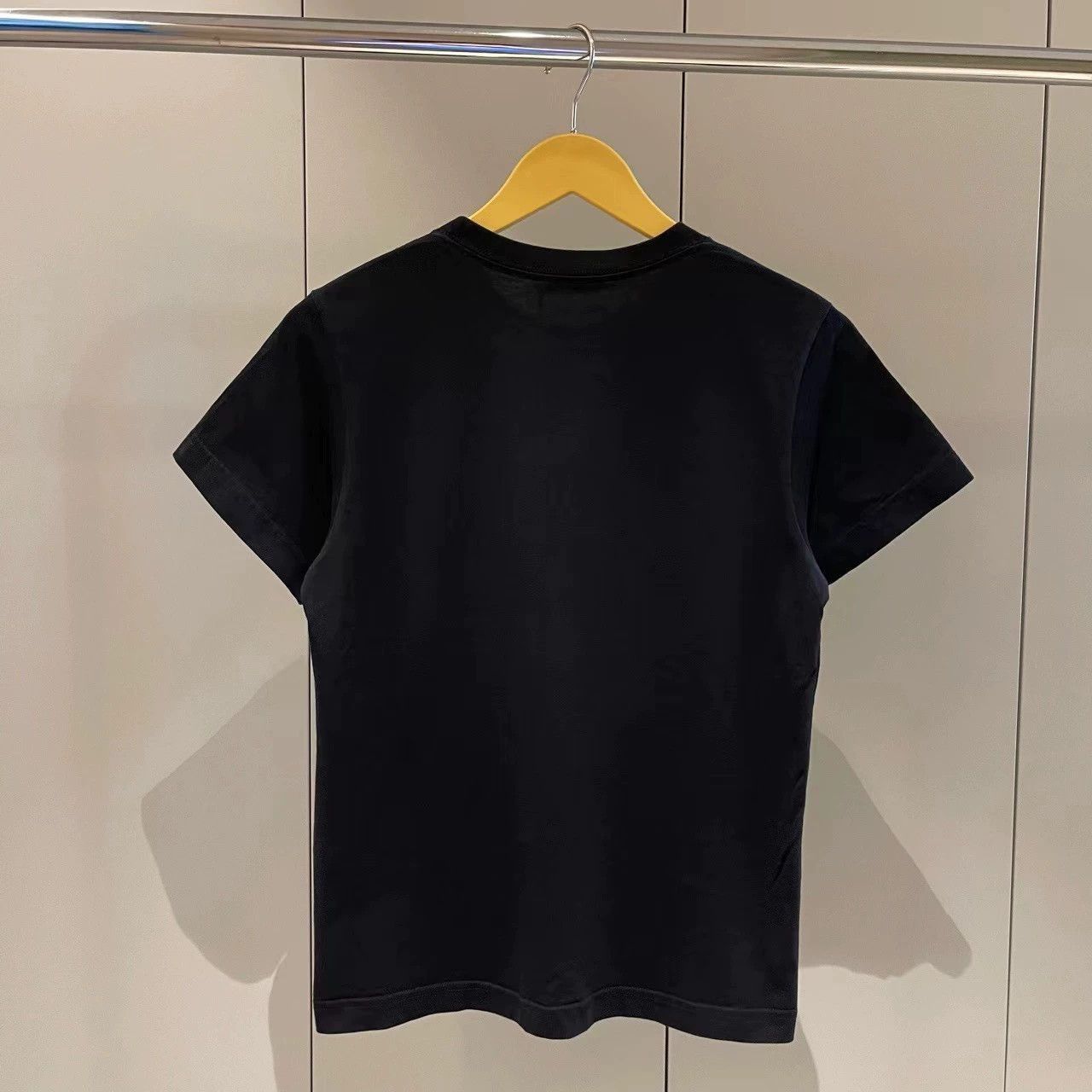 Balenciaga Balenciaga Black Double Blogo Short sleeved T-shirt-2508 Size US M / EU 48-50 / 2 - 2 Thumbnail