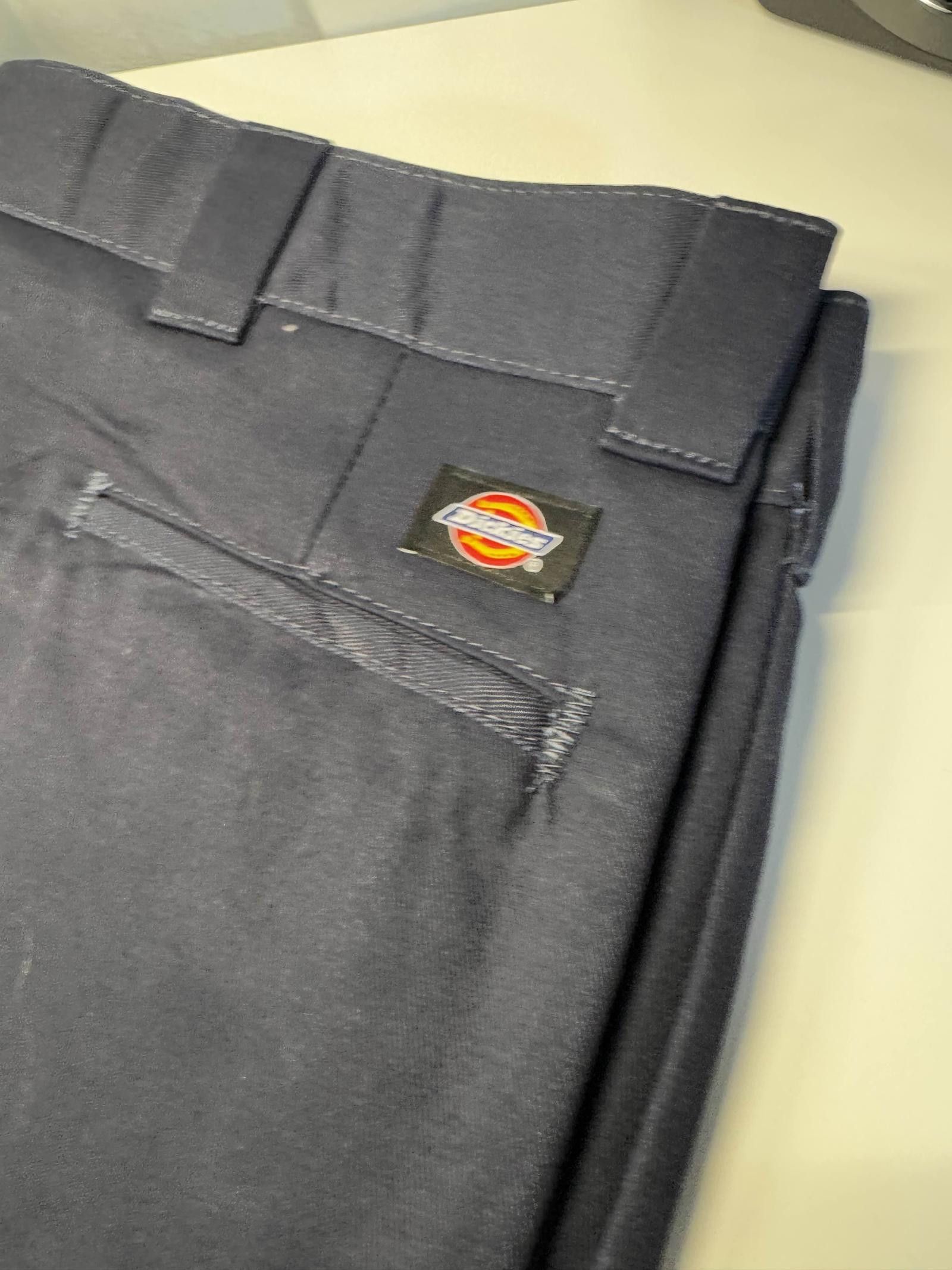 Dickies Dickies Men's Slim Straight Work Pants - Dark Navy Size US 40 / EU 56 - 2 Thumbnail