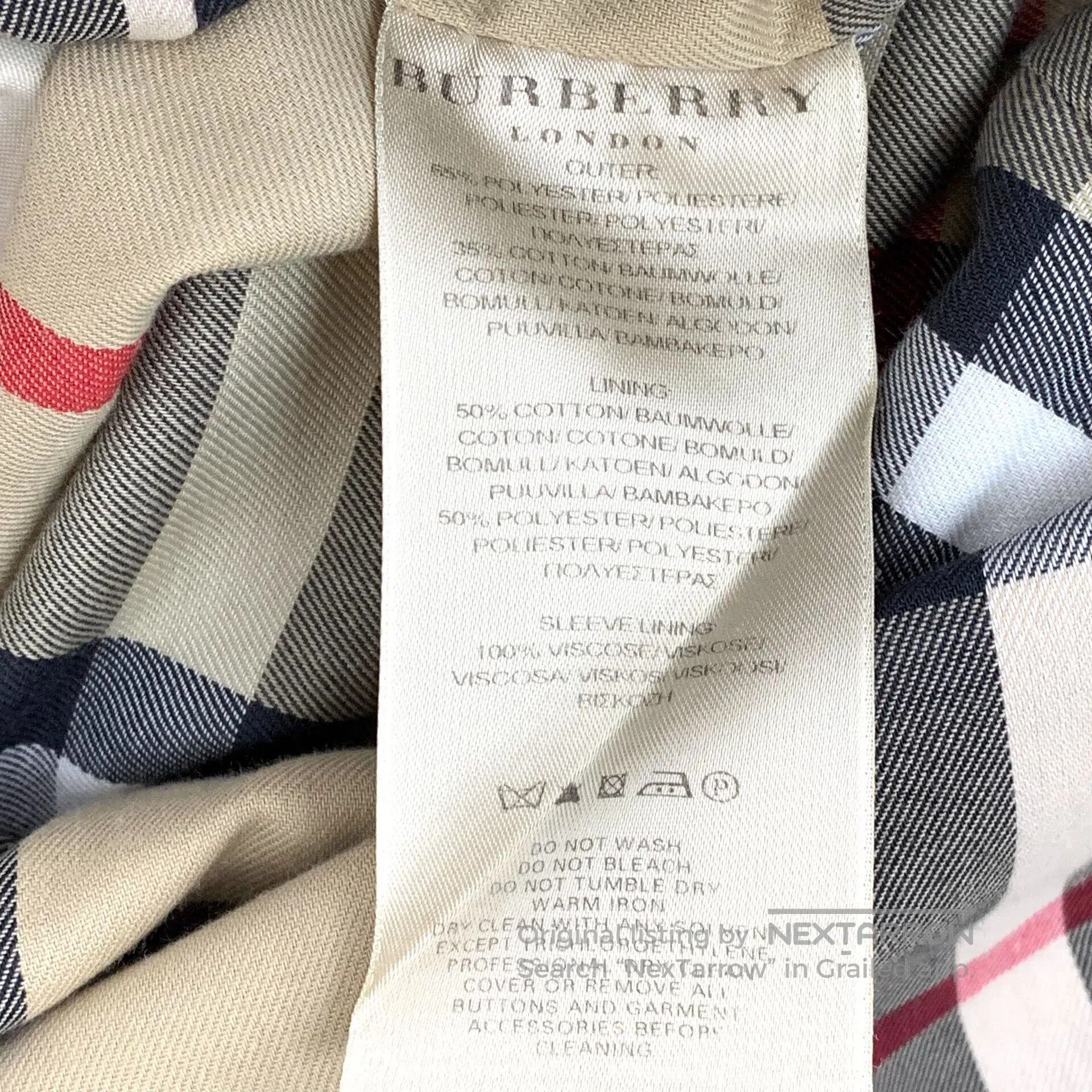 Burberry Burberry Khaki cotton collar double-breasted long-sleeve b Size XS / US 0-2 / IT 36-38 - 6 Thumbnail