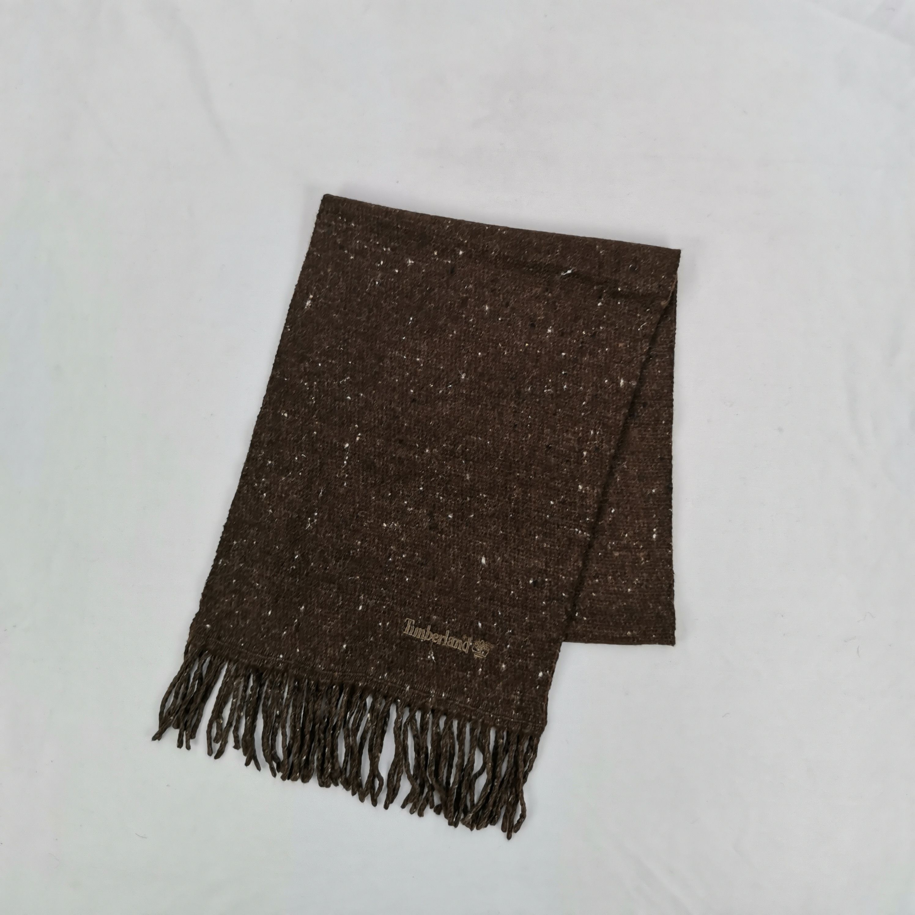 Timberland Vintage Timberland Scarf Fringe Muffler Wool Silk Scarves . Size ONE SIZE - 2 Thumbnail