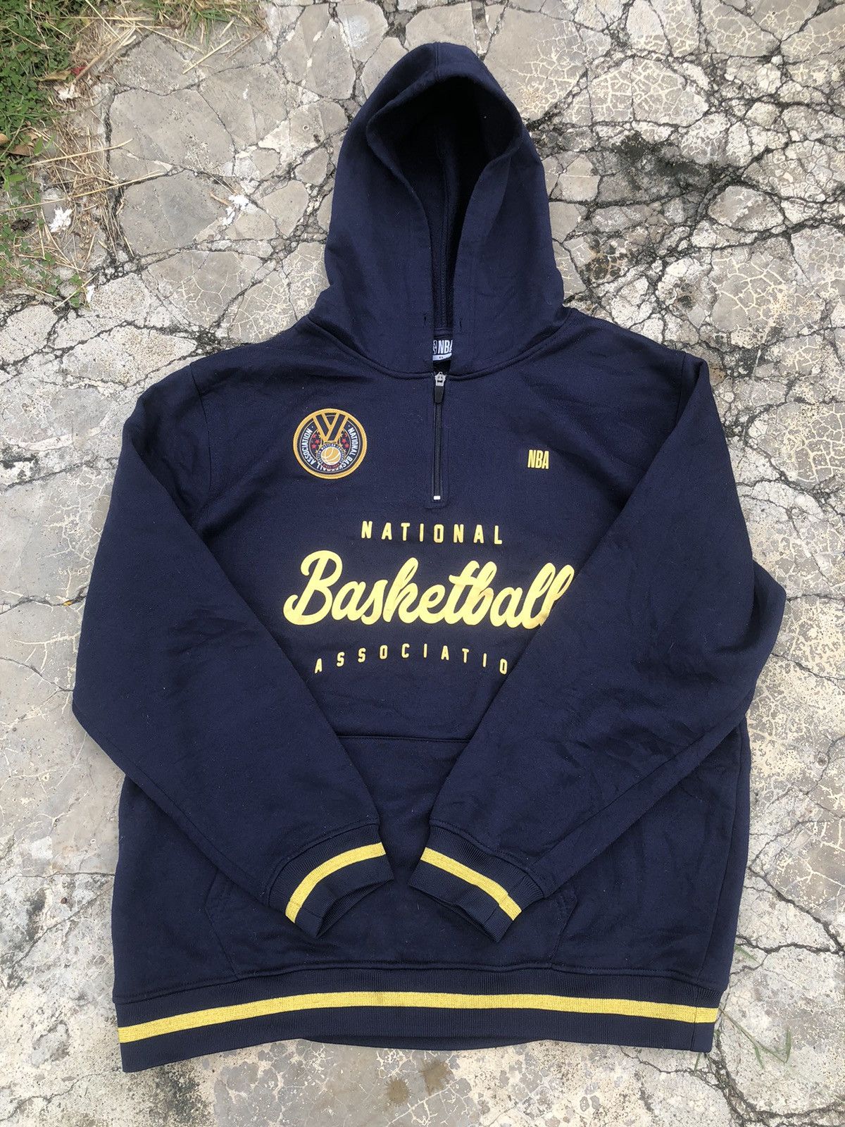 Vintage Vintage Y2K NBA Halfzipper Hoodie Sweatshirts Size US XL / EU 56 / 4 - 2 Thumbnail