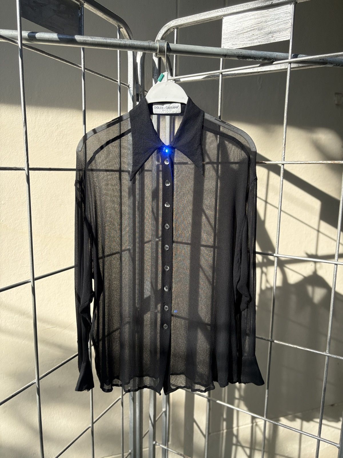 Dolce & Gabbana Dolce & Gabbana chiffon black shirt Size M / US 6-8 / IT 42-44 - 1 Thumbnail