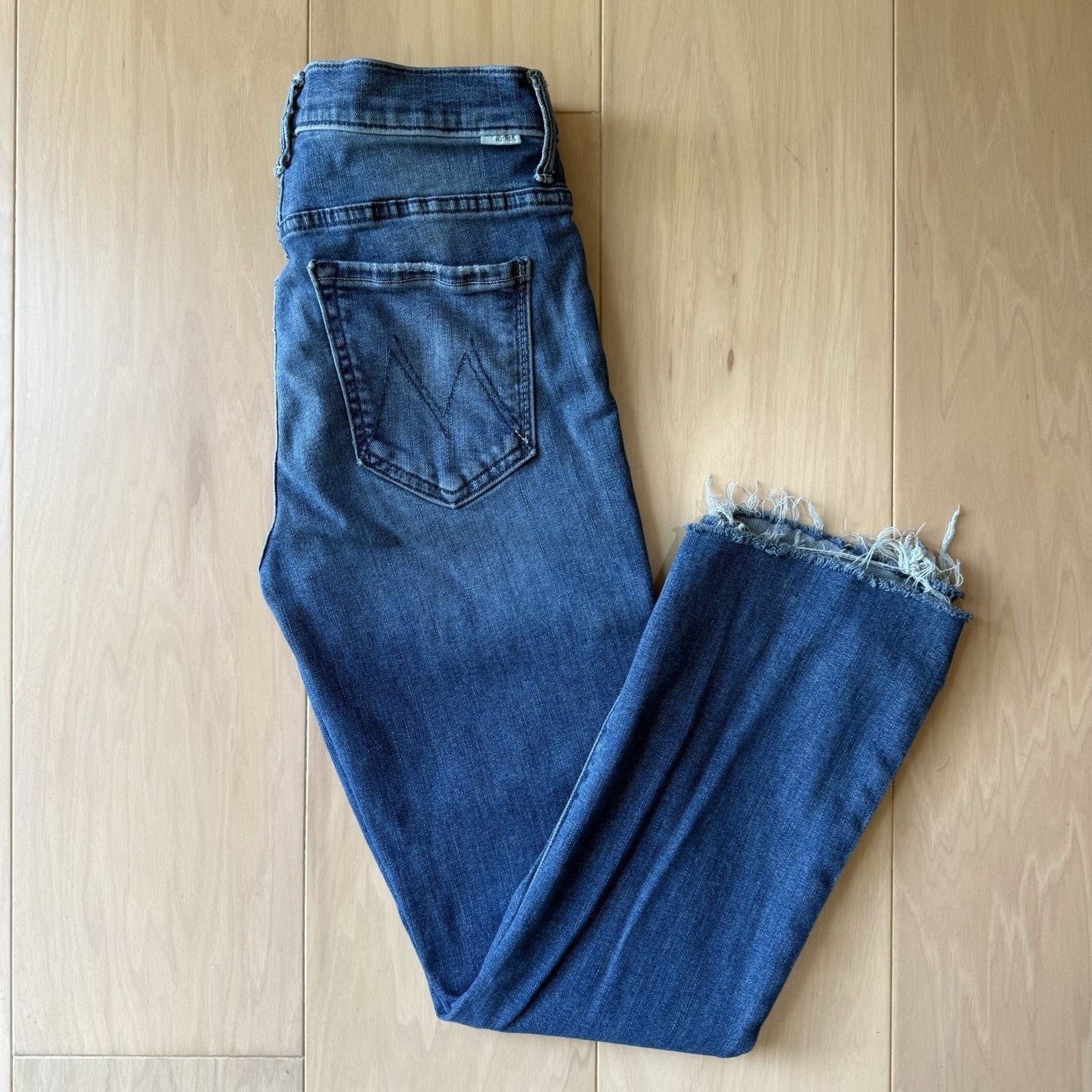 MOTHER Mother Insider Crop Jeans Women's 26 Blue Medium Wash Step Size 26" / US 2 / IT 38 - 2 Thumbnail