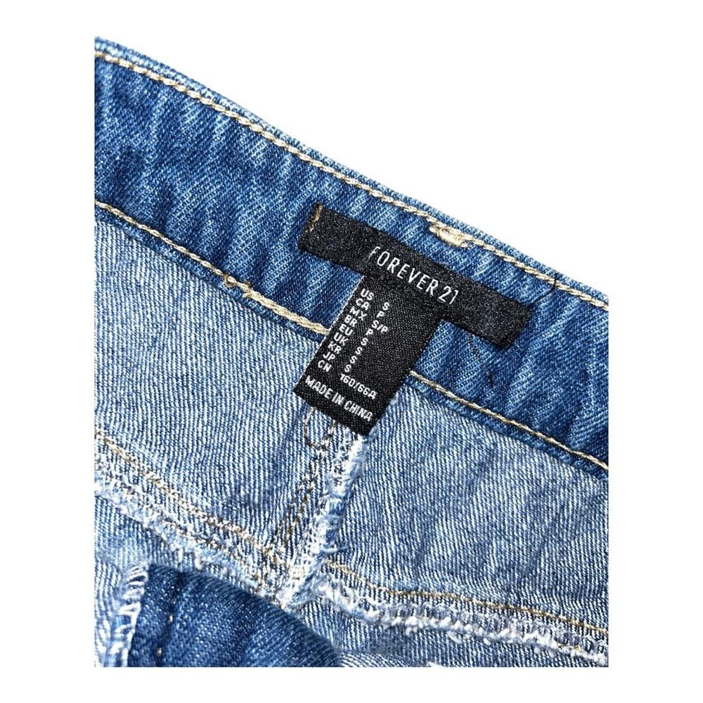 Forever 21 Ombré Denim Raw Hem Mini Skirt Size 4 Size 28" / US 6 / IT 42 - 5 Thumbnail