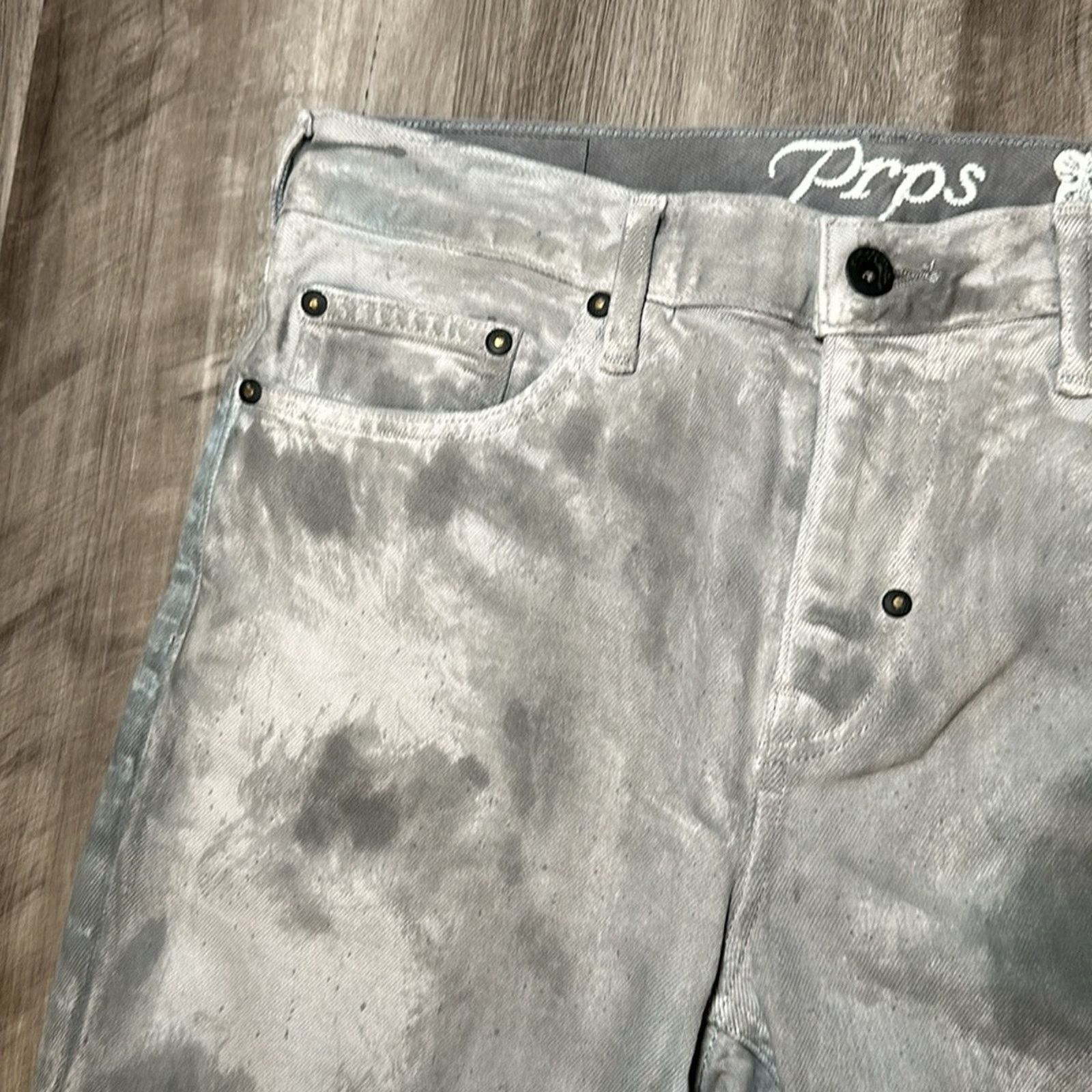 Prps PRPS Gray Washed Slim Jeans (NWOT) - 30 Size US 30 / EU 46 - 6 Thumbnail