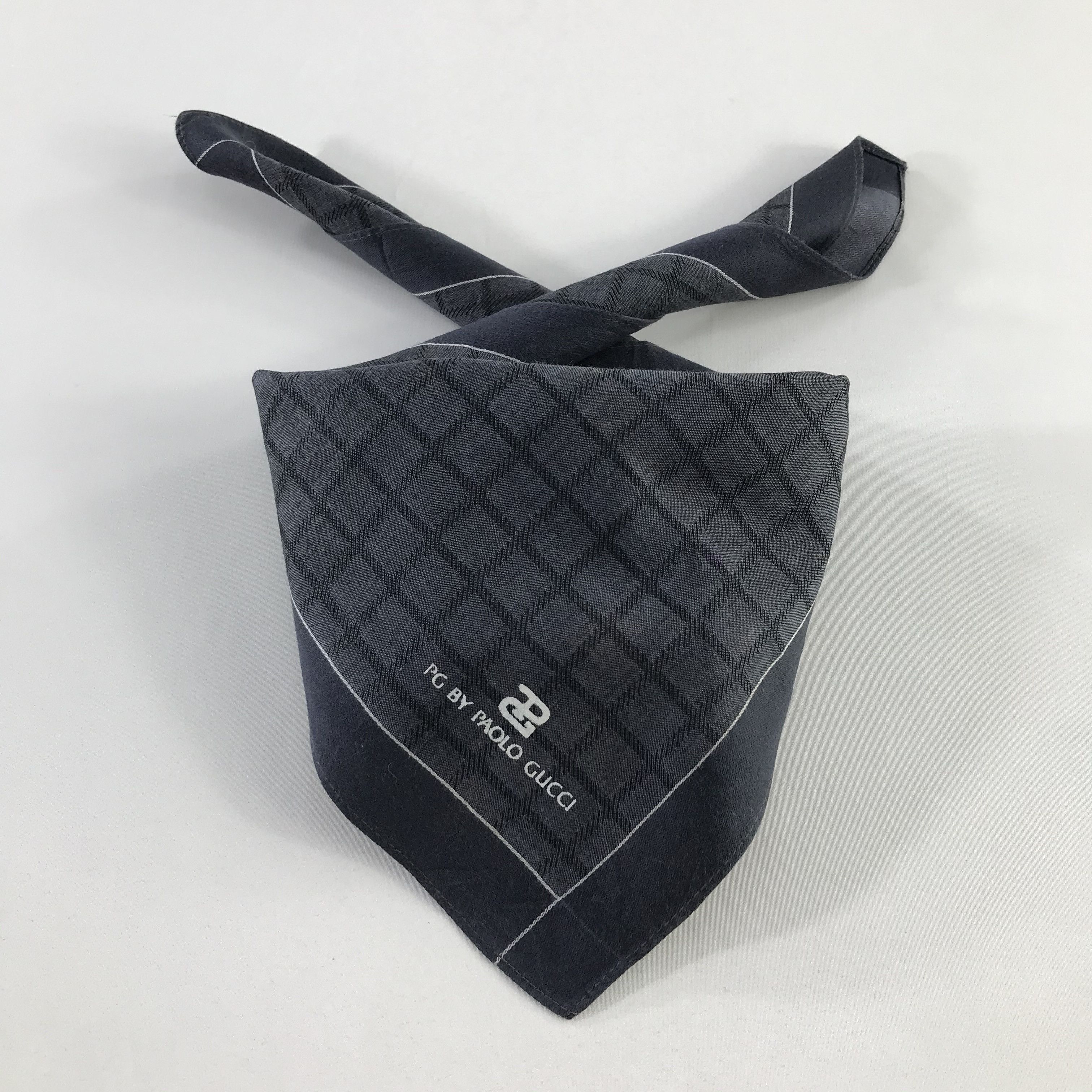 Paolo Gucci × Vintage Paolo Gucci Bandana / Handkerchief / Neckerchief - S948 Size ONE SIZE - 3 Thumbnail