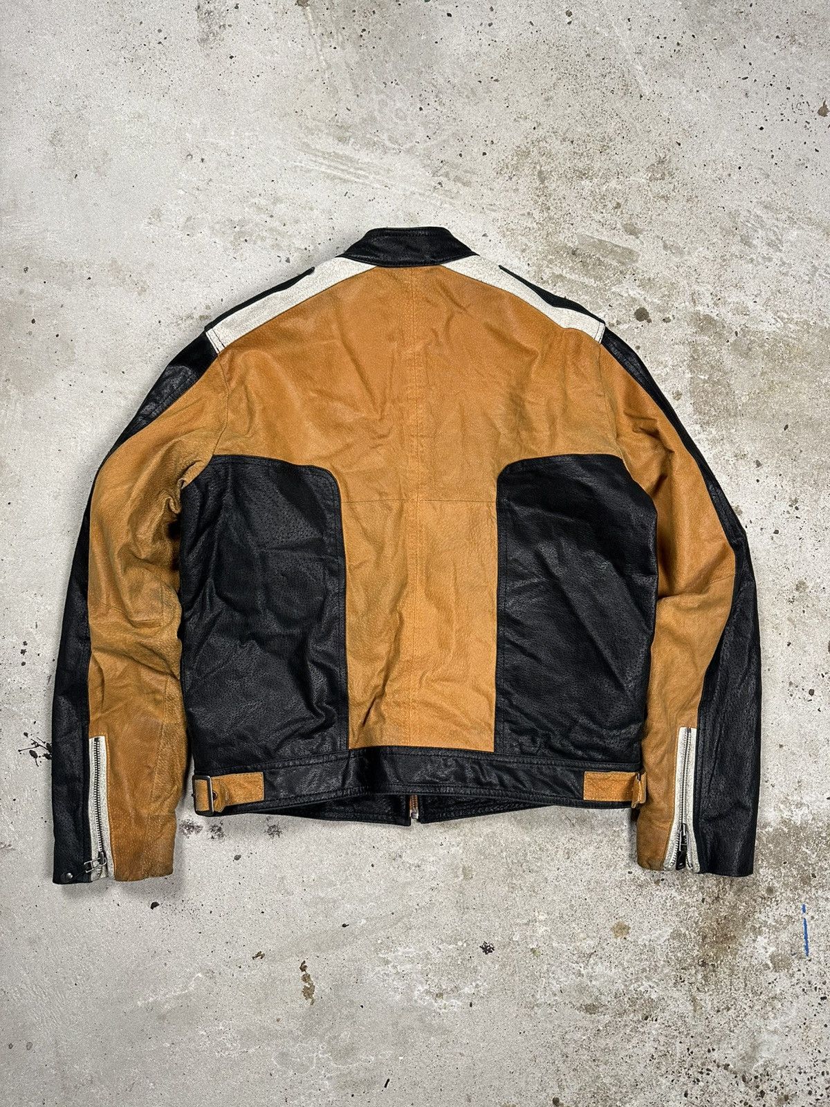 Japanese Brand Vintage Y2K Genuine Leather Suede Moto Biker Racing Jacket Size US S / EU 44-46 / 1 - 2 Thumbnail