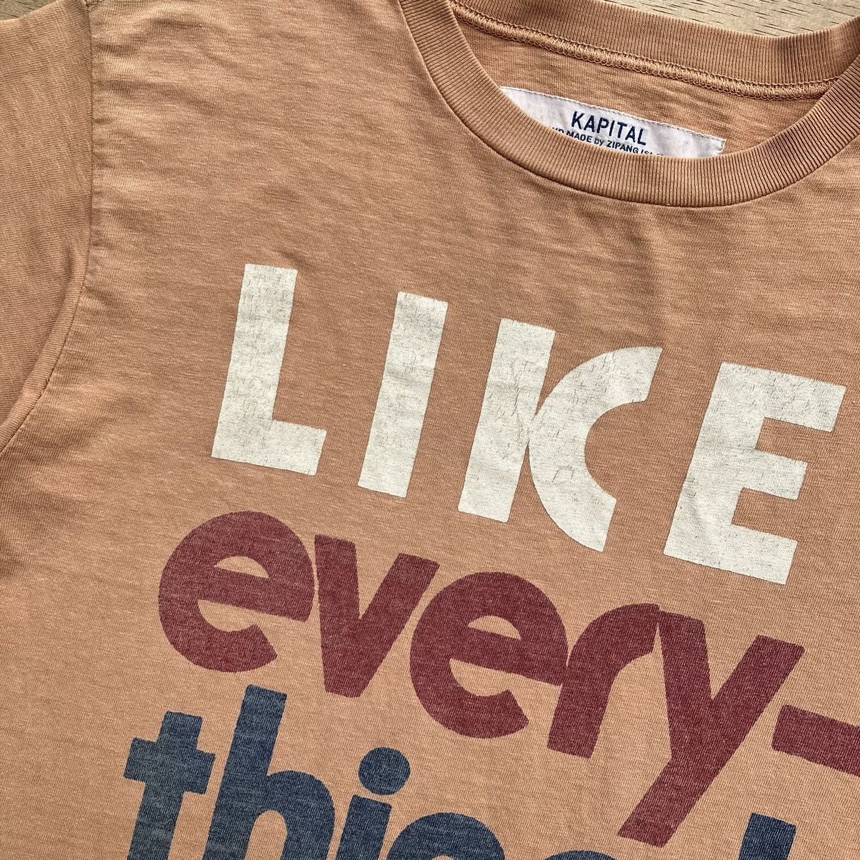 Kapital Kountry KAPITAL LIKE EVERY - THING! SHORT SLEEVE TEE Size US S / EU 44-46 / 1 - 1 Thumbnail