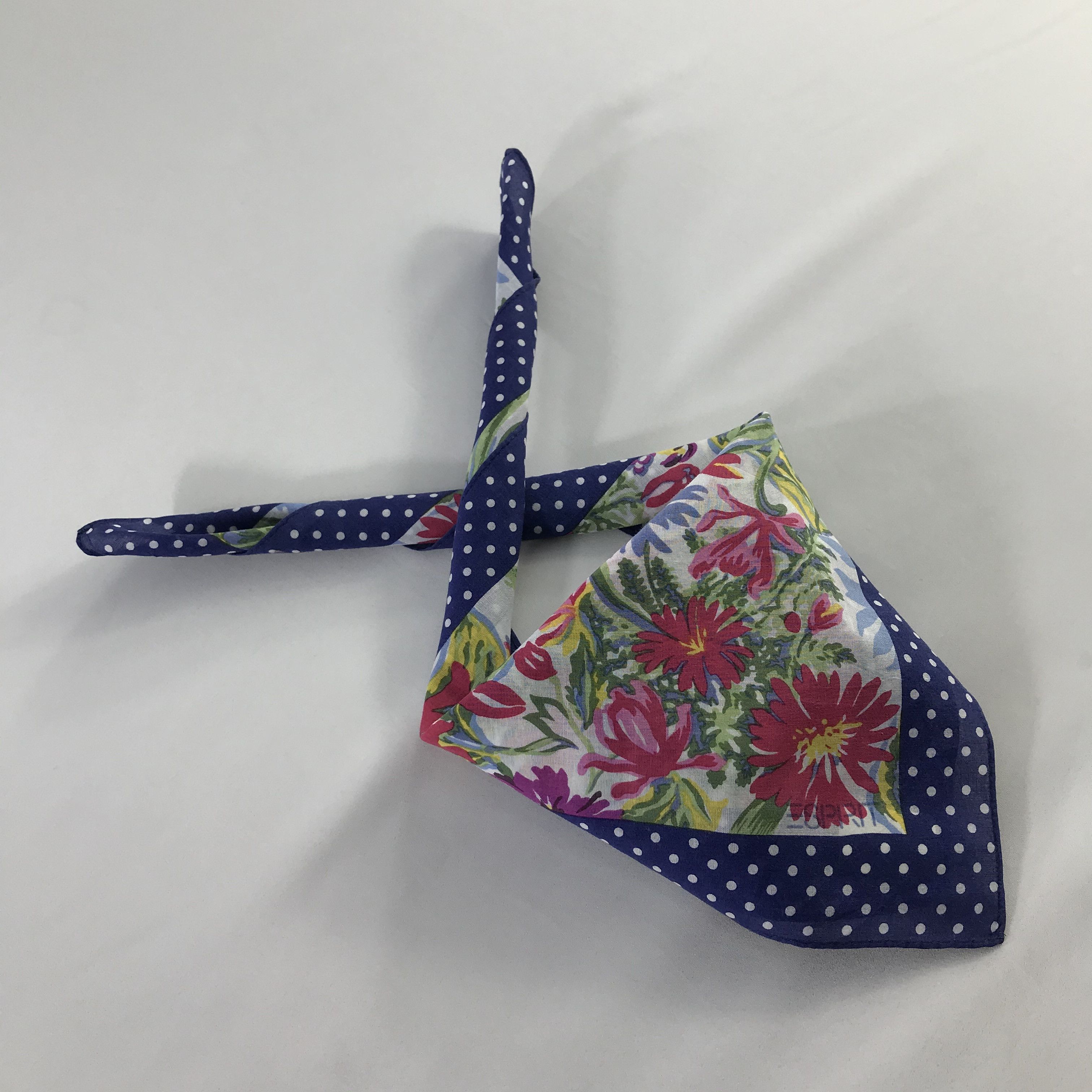 Esprit × Vintage Esprit Bandana / Handkerchief / Neckerchief - S722 Size ONE SIZE - 4 Thumbnail