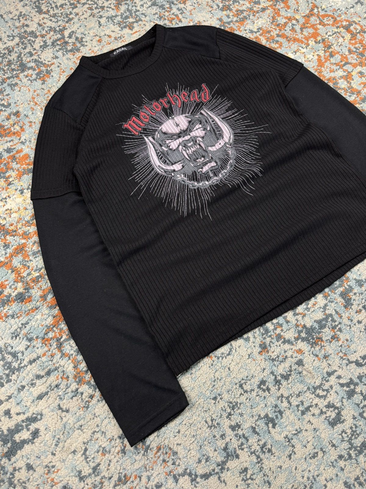 Band Tees Vintage 2000s Motorhead layered ribbed long sleeve tee top Size US L / EU 52-54 / 3 - 3 Thumbnail