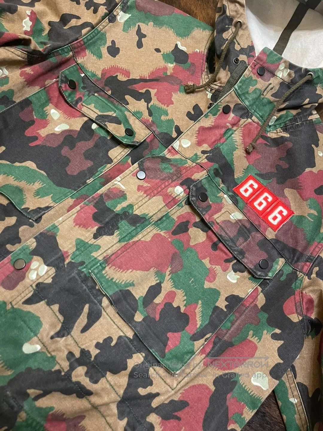Supreme Supreme 666 Camo Windbreaker. Size US M / EU 48-50 / 2 - 2 Thumbnail