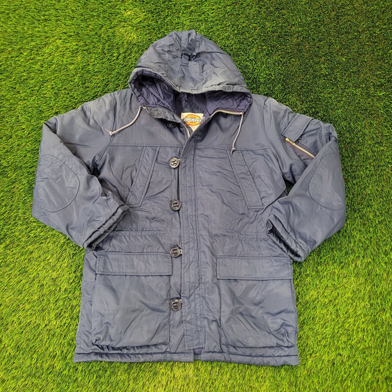 Vintage 90s Dickies Parka Jacket M/L 24x32 Baggy Lined