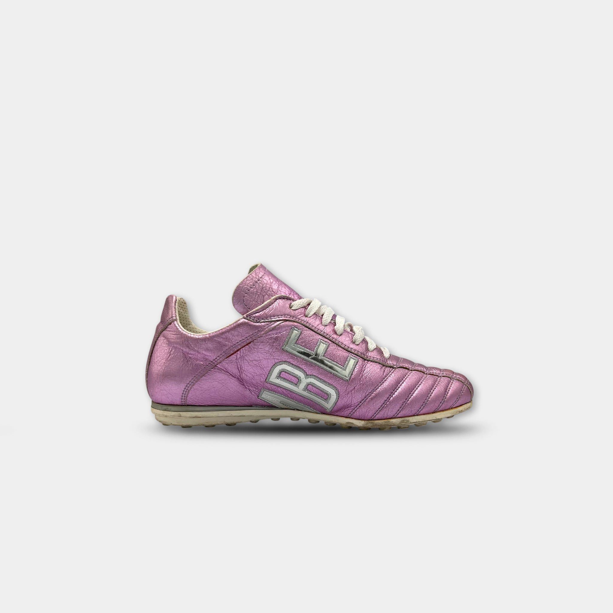 Dirk Bikkembergs Dirk Bikkembergs Metallic Pink Soccer Sneakers Size US 6.5 / IT 36.5 - 7 Thumbnail