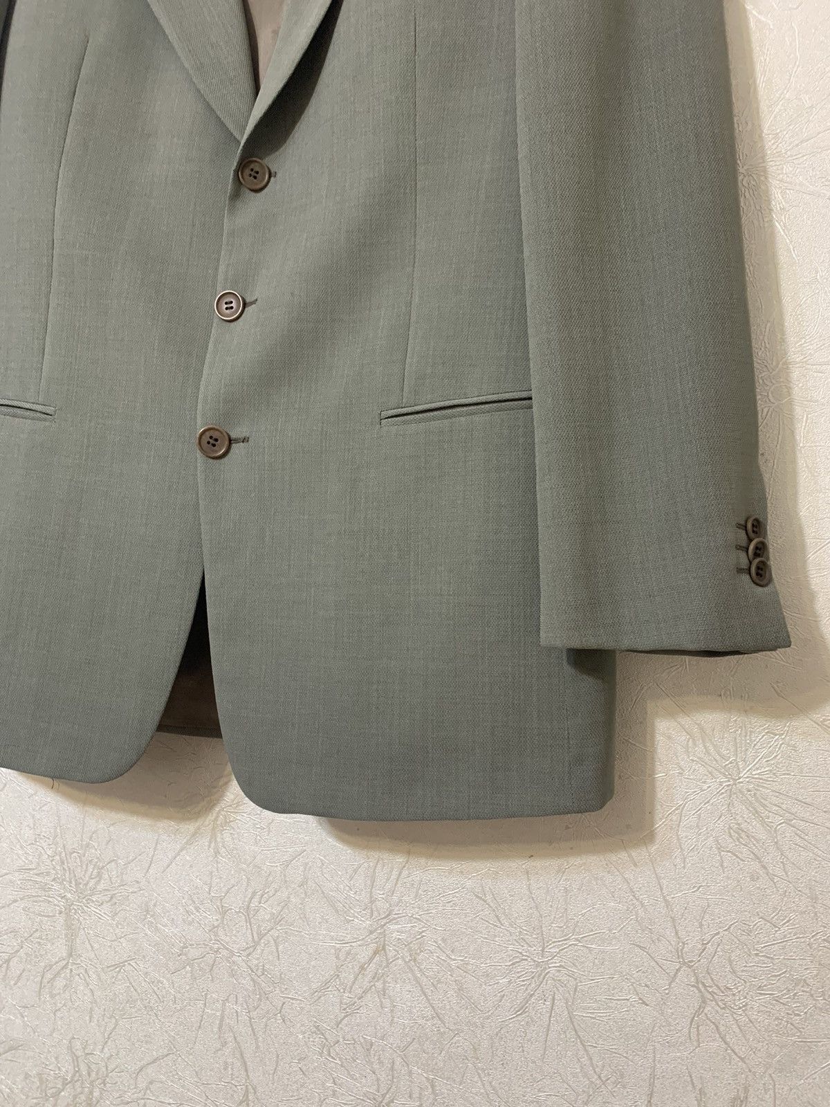 Giorgio Armani × Vintage Giorgio Armani Le Collezioni Pure Wool Blazer Made in Italy Size 48R - 3 Thumbnail