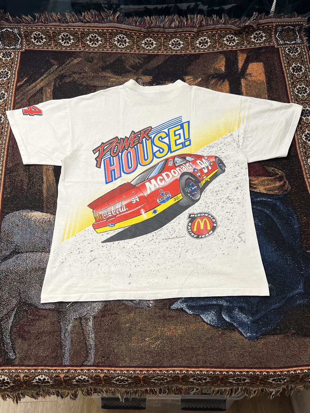 NASCAR Vintage NASCAR Bill Elliott McDonalds AOP Tee Size US XL / EU 56 / 4 - 3 Thumbnail