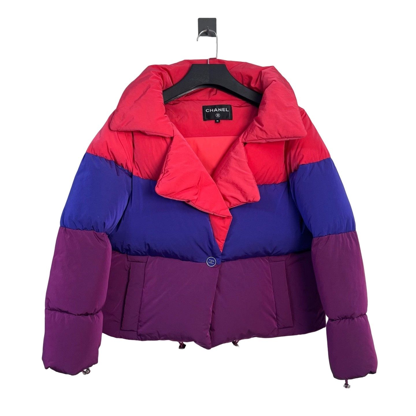 Chanel Chanel Colorblock Puffer Jacket Size 36 Size XS / US 0-2 / IT 36-38 - 1 Thumbnail