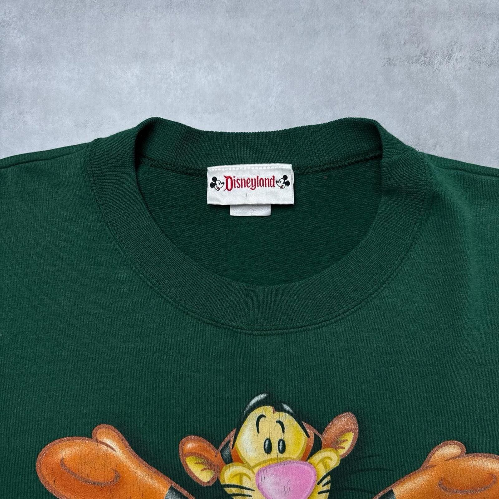 Disney Y2K Disney Tigger Crewneck Green vintage sweatshirt Size US L / EU 52-54 / 3 - 5 Thumbnail