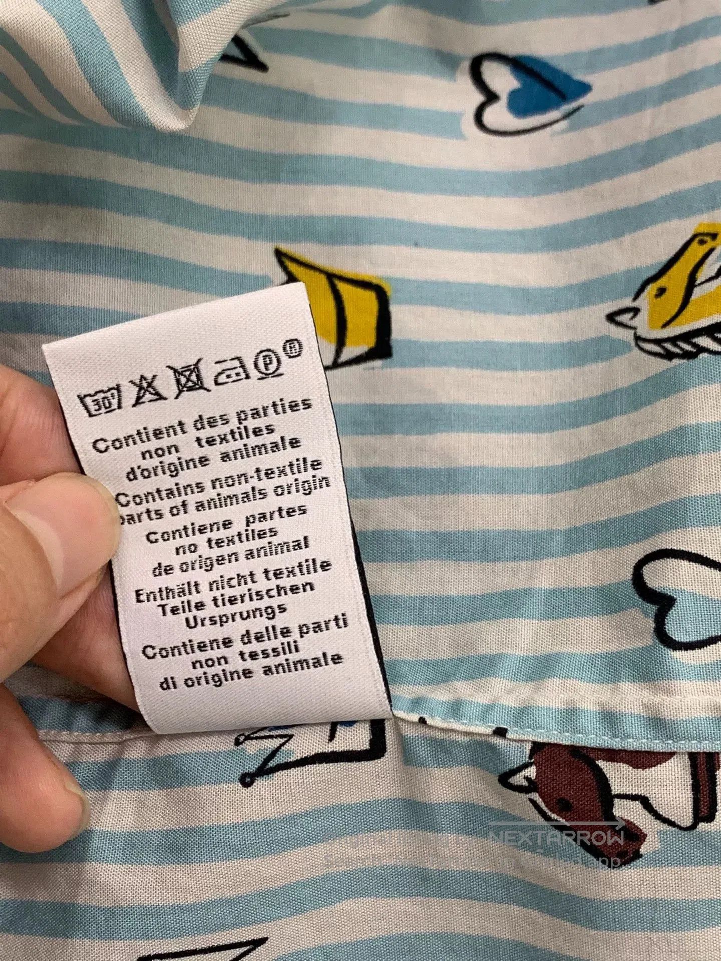 Hermes Hermes Blue Stripe Horse Print Shirt. Size US M / EU 48-50 / 2 - 6 Thumbnail