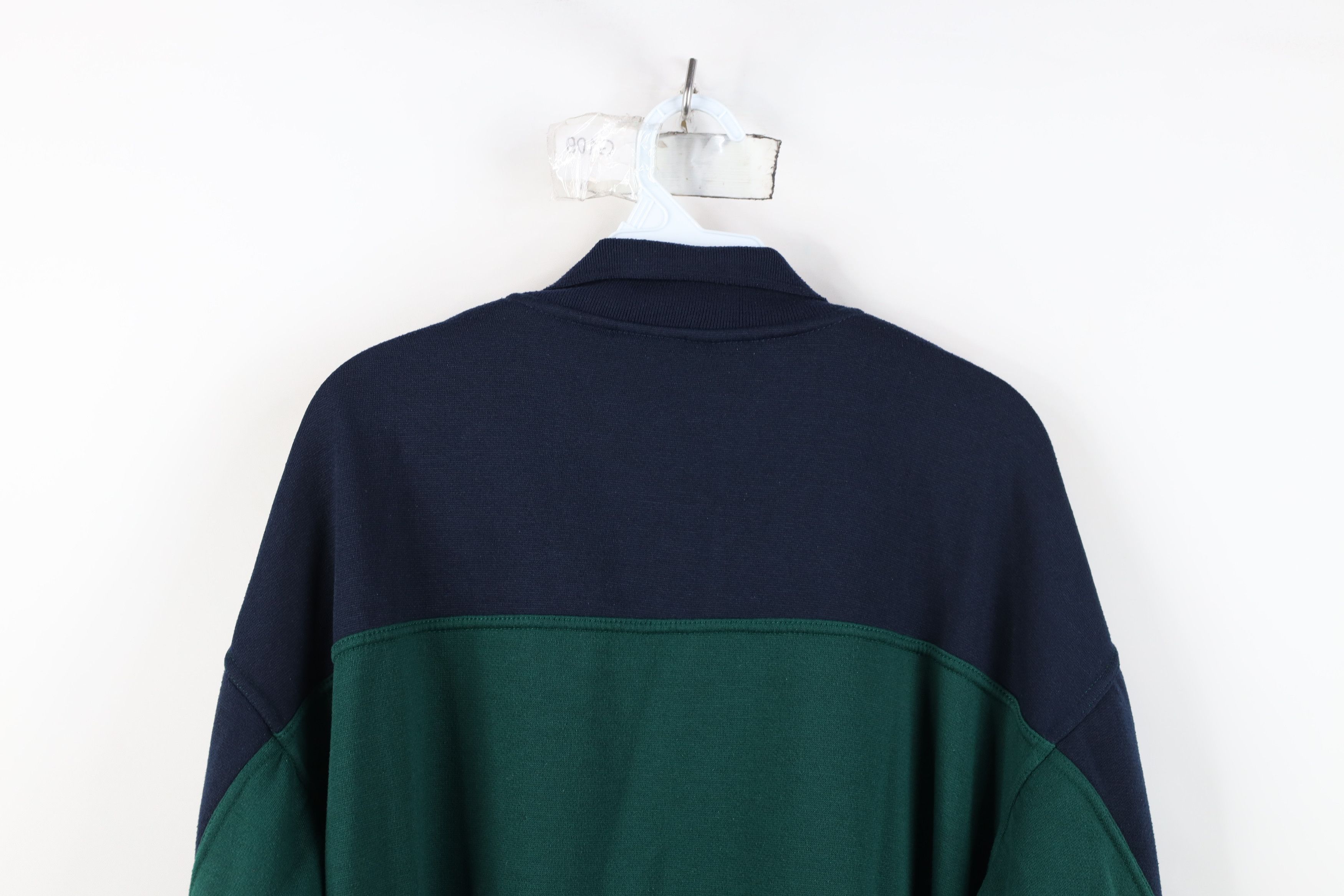 Vintage Vintage 90s Streetwear Block Collared Pullover Sweatshirt Size US L / EU 52-54 / 3 - 13 Thumbnail