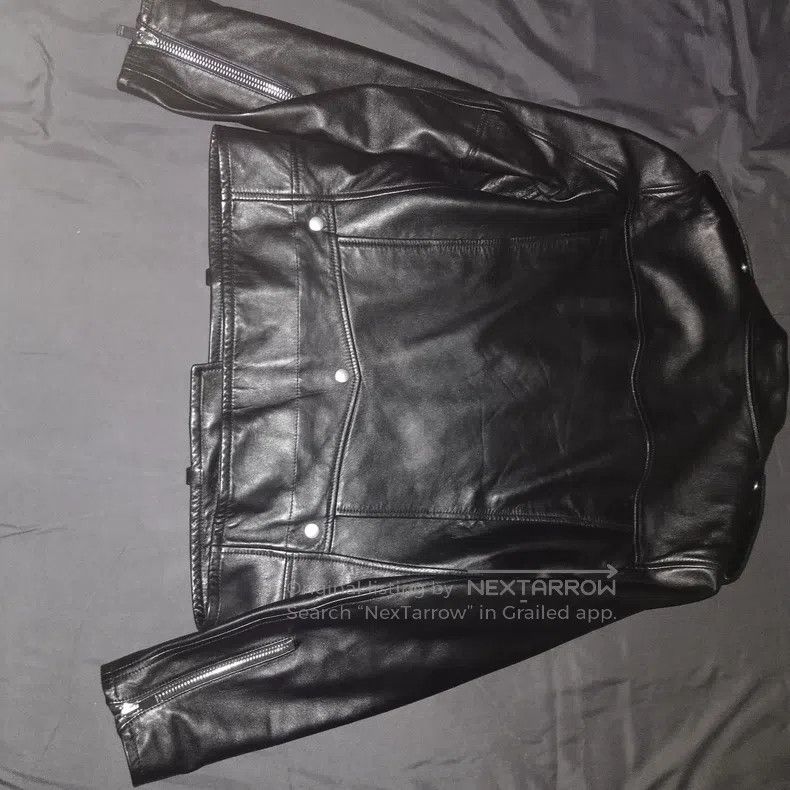 Saint Laurent Paris Saint Laurent Paris Leather Jacket Size US M / EU 48-50 / 2 - 2 Thumbnail