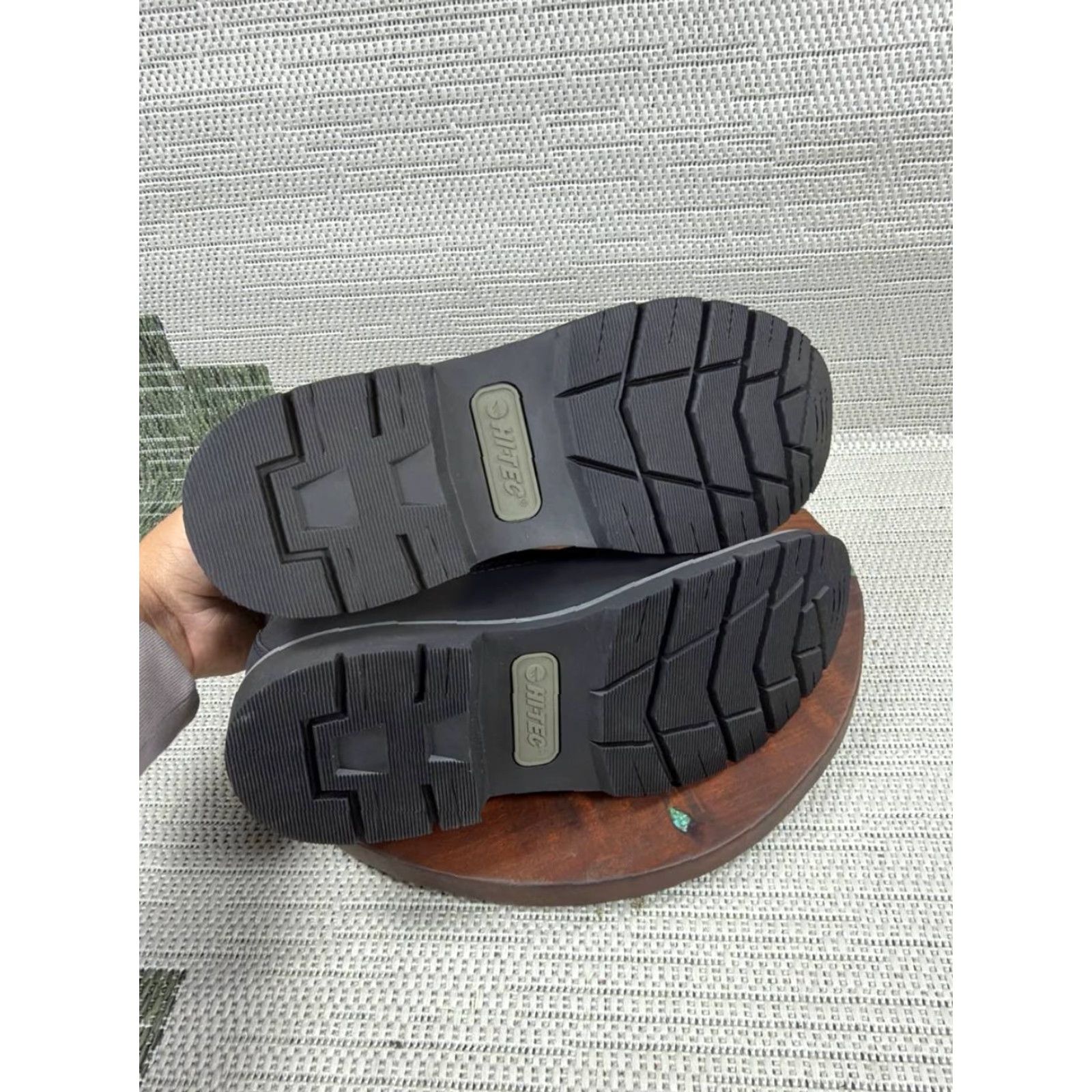 Vintage Hi-Tec Reznor 6" Soft Toe Boot Mens Size 12 US 45 EU Black Leather Ankle Work" Size US 12 / EU 45 - 6 Thumbnail