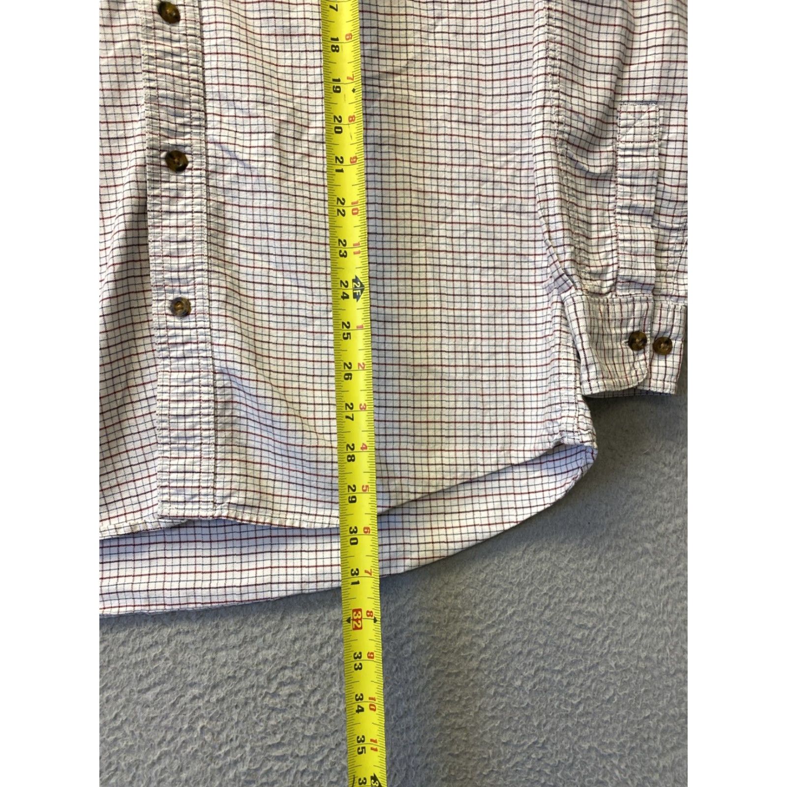 Vintage VINTAGE Woolrich Jacket Shirt Men's M Plaid Beige Cotton Button Up Mid-Length Workwear Outdoor Mens Size US M / EU 48-50 / 2 - 7 Thumbnail