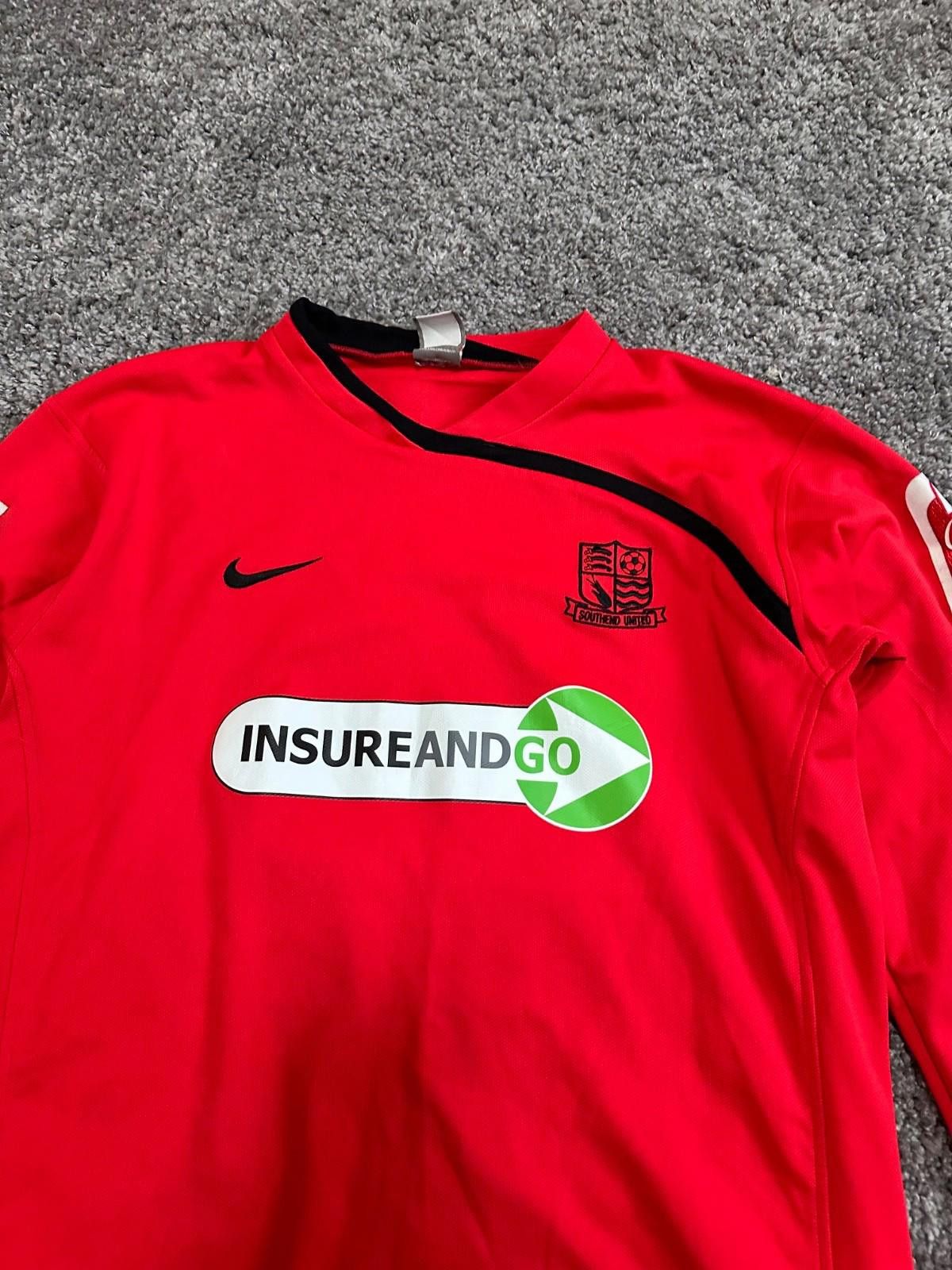 Nike Nike Southend United FC 2008/09 Goalkeeper Shirt Sz XL Size US XL / EU 56 / 4 - 4 Thumbnail