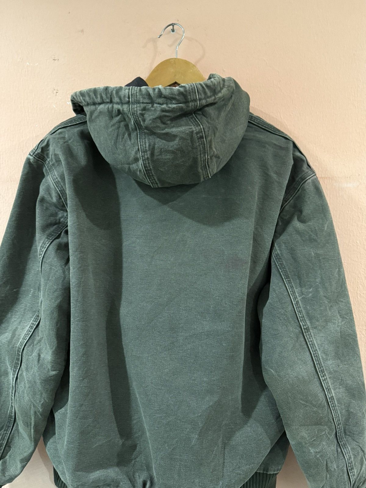 Carhartt Vintage Carhatt Green Active Jacket Hoodie Size US L / EU 52-54 / 3 - 8 Thumbnail
