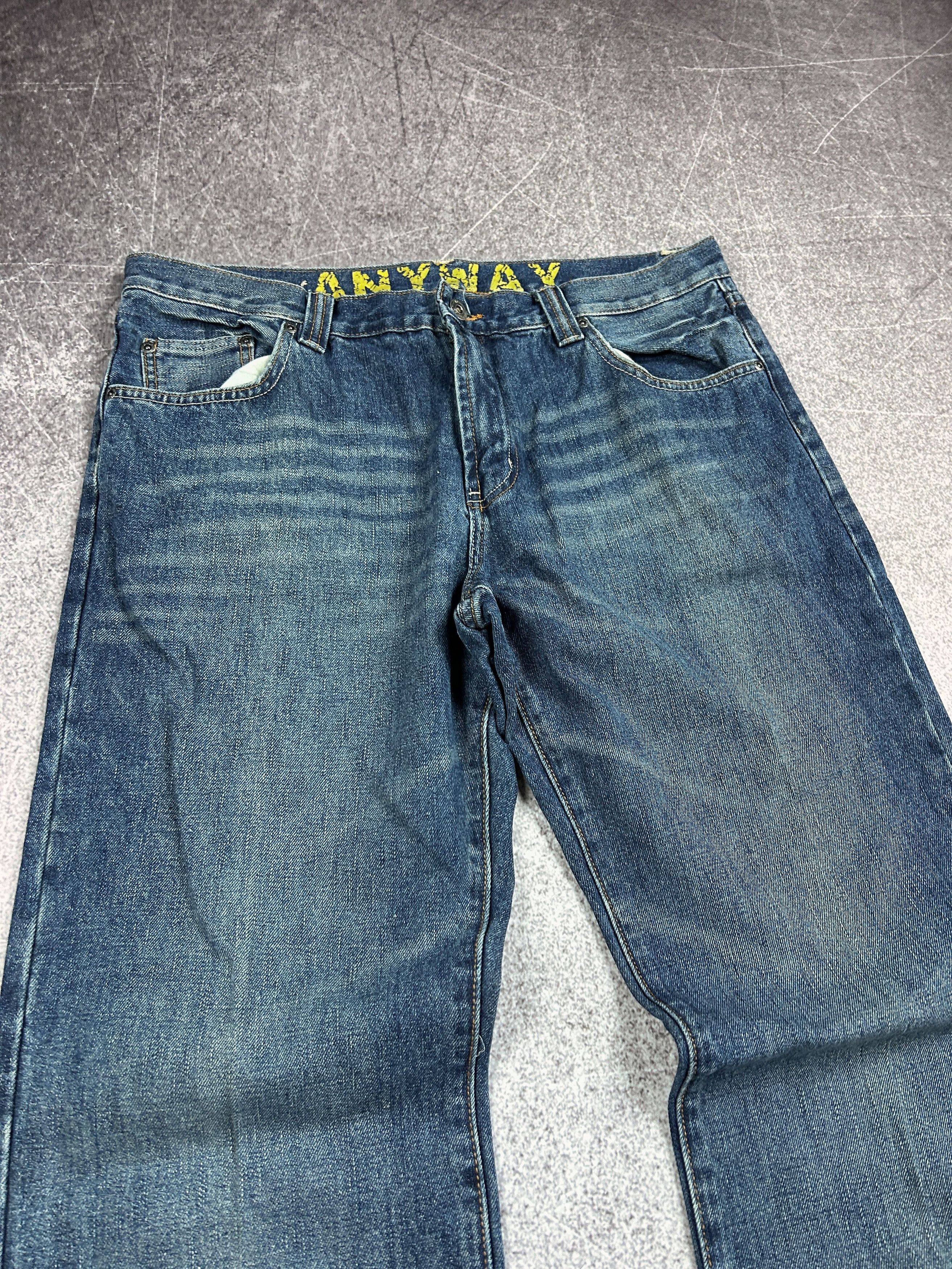 Designer VTG Rick Owens Junya Watanabe Style Stone Washed Jeans Size US 32 / EU 48 - 5 Thumbnail