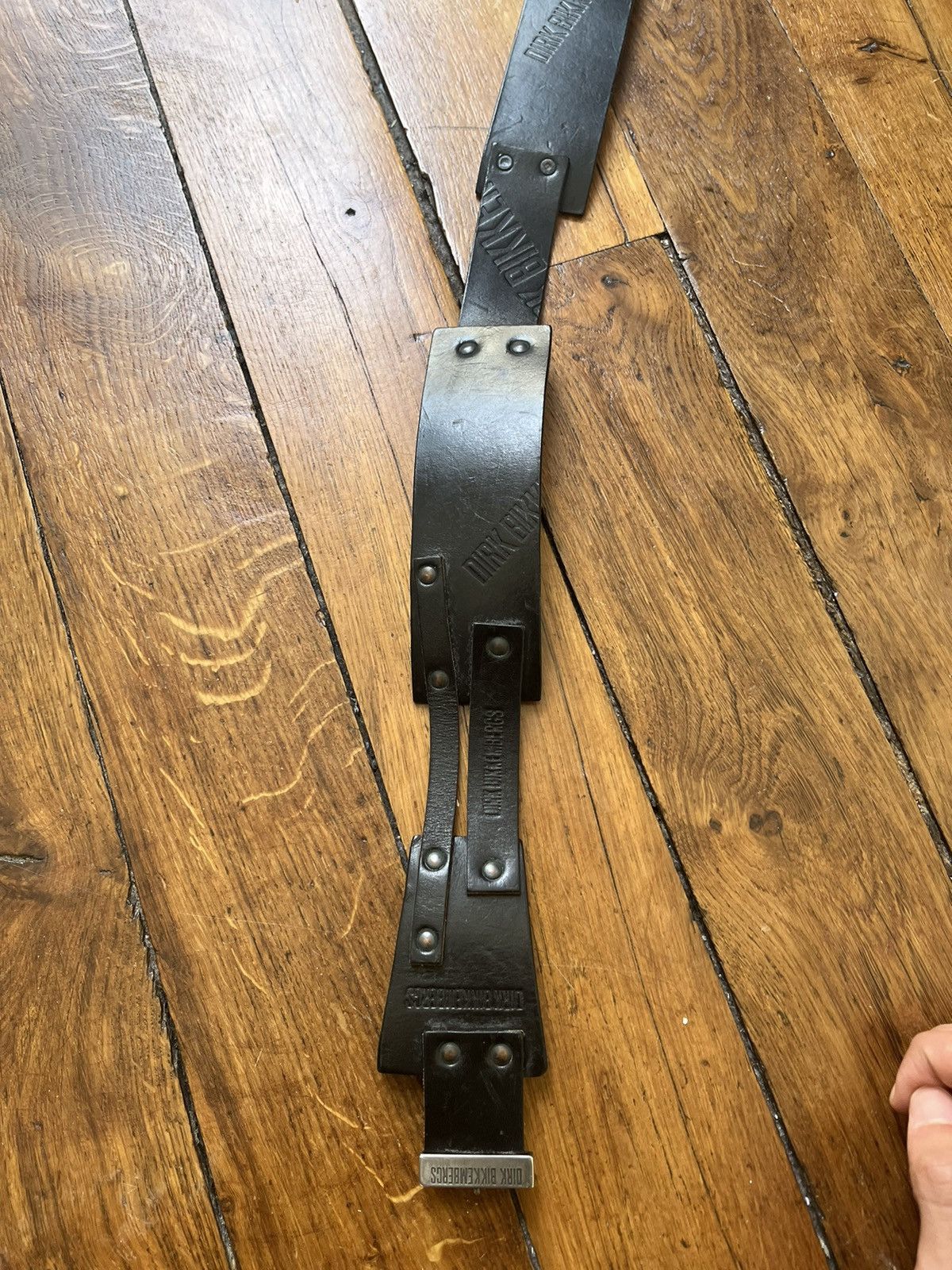 Dirk Bikkembergs 1990s Leather Belt Size ONE SIZE - 9 Thumbnail