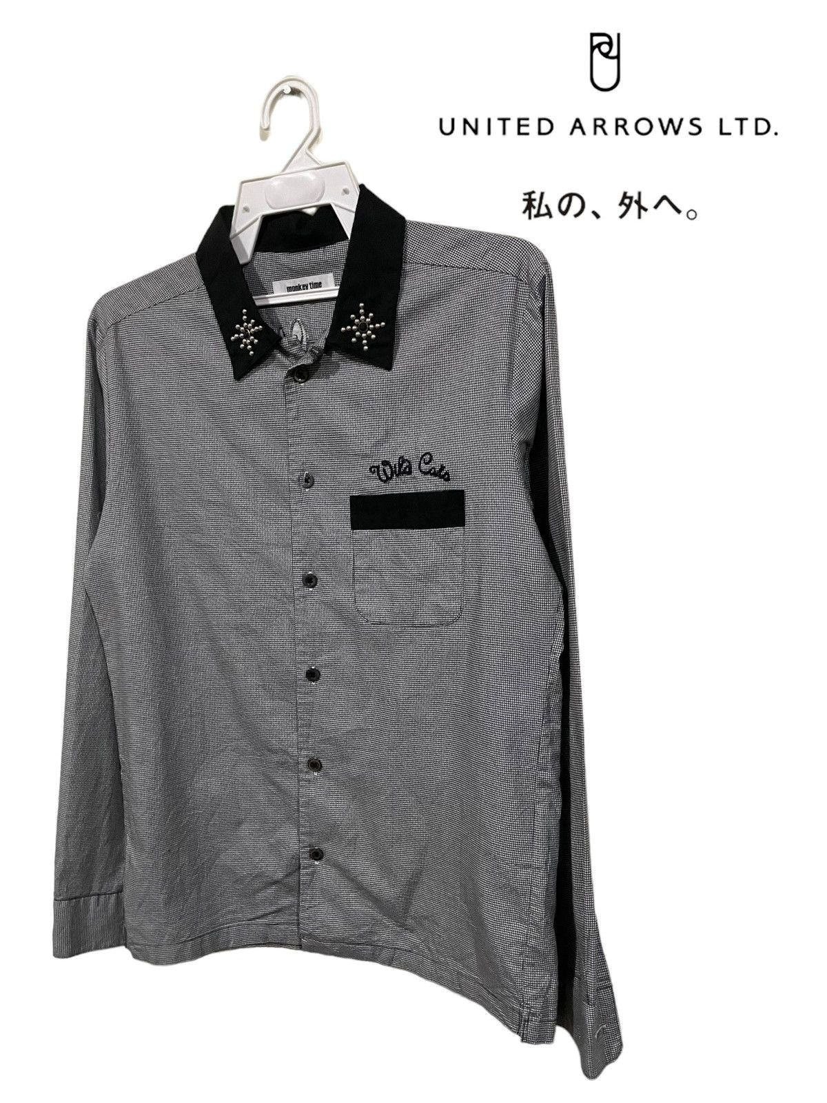 Japanese Brand × United Arrows × monkey time Monkey Time United Arrows Japan Studded Rockabilly Shirts Size US M / EU 48-50 / 2 - 5 Thumbnail