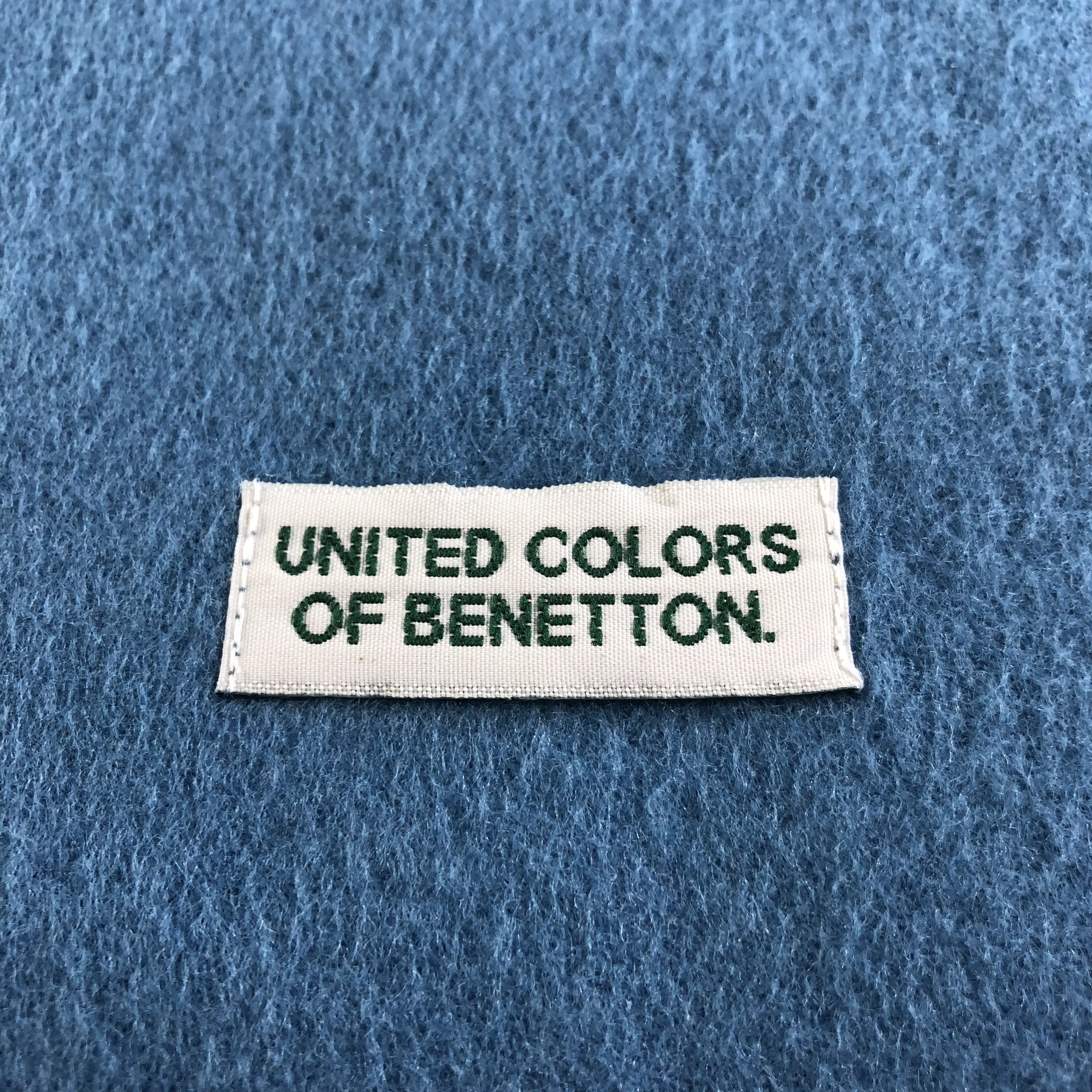 United Colors Of Benetton United Colors Of Benetton Wool Scarf Muffler Neckwear V2077 Size ONE SIZE - 4 Thumbnail