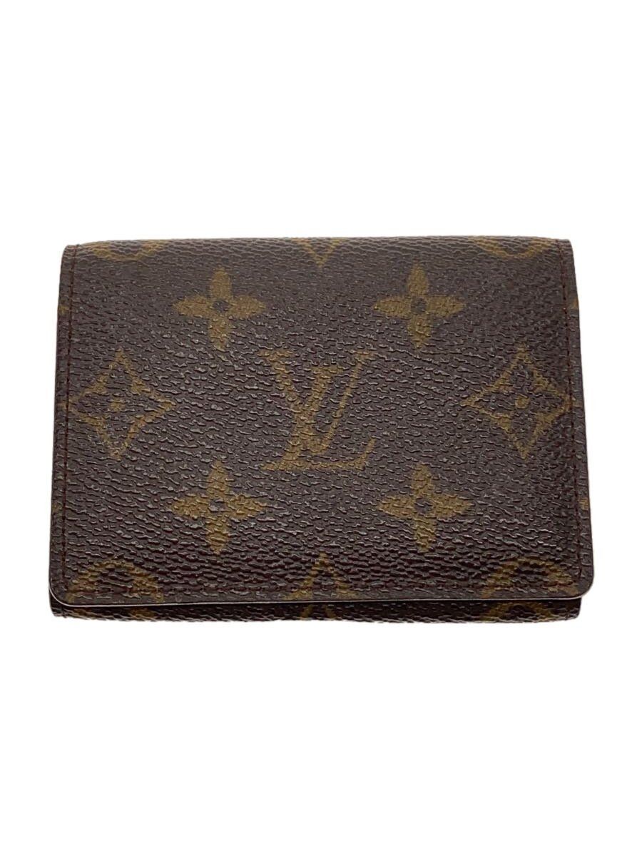 Louis Vuitton Louis Vuitton Monogram Canvas Envelope Carte de Visite Brown Size ONE SIZE - 1 Thumbnail
