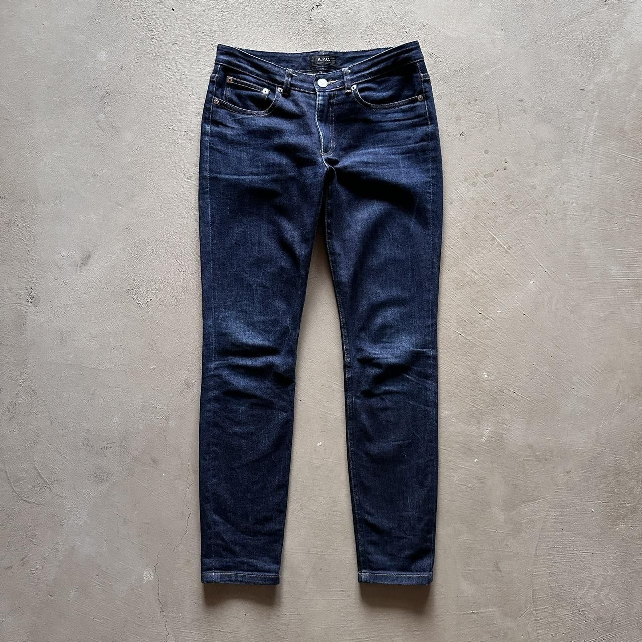 A.P.C. apc dark wash moulant skinny jeans Size 27" / US 4 / IT 40 - 1 Thumbnail
