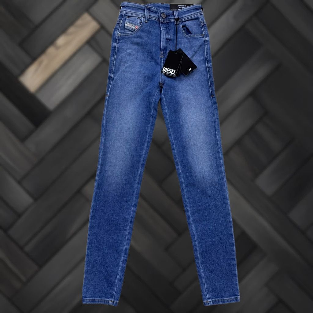 Diesel Diesel W24 Blue High Rise Skinny Jeans NWT Women’s Jeans Size 42" / US 20 - 1 Thumbnail